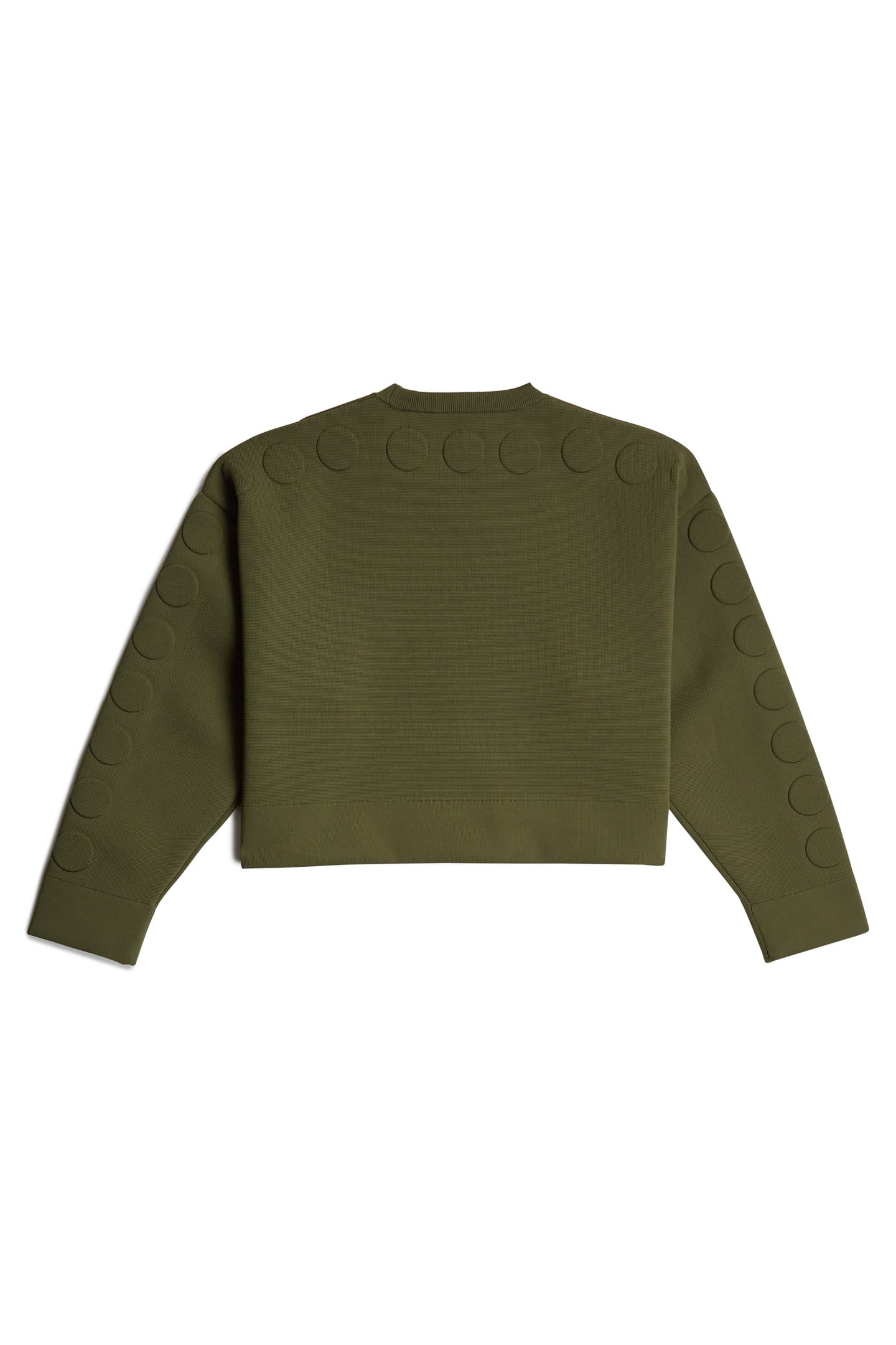 GSXWVB OVERSIZED SHORT SWEAT KNIT ARMY GREEN 5