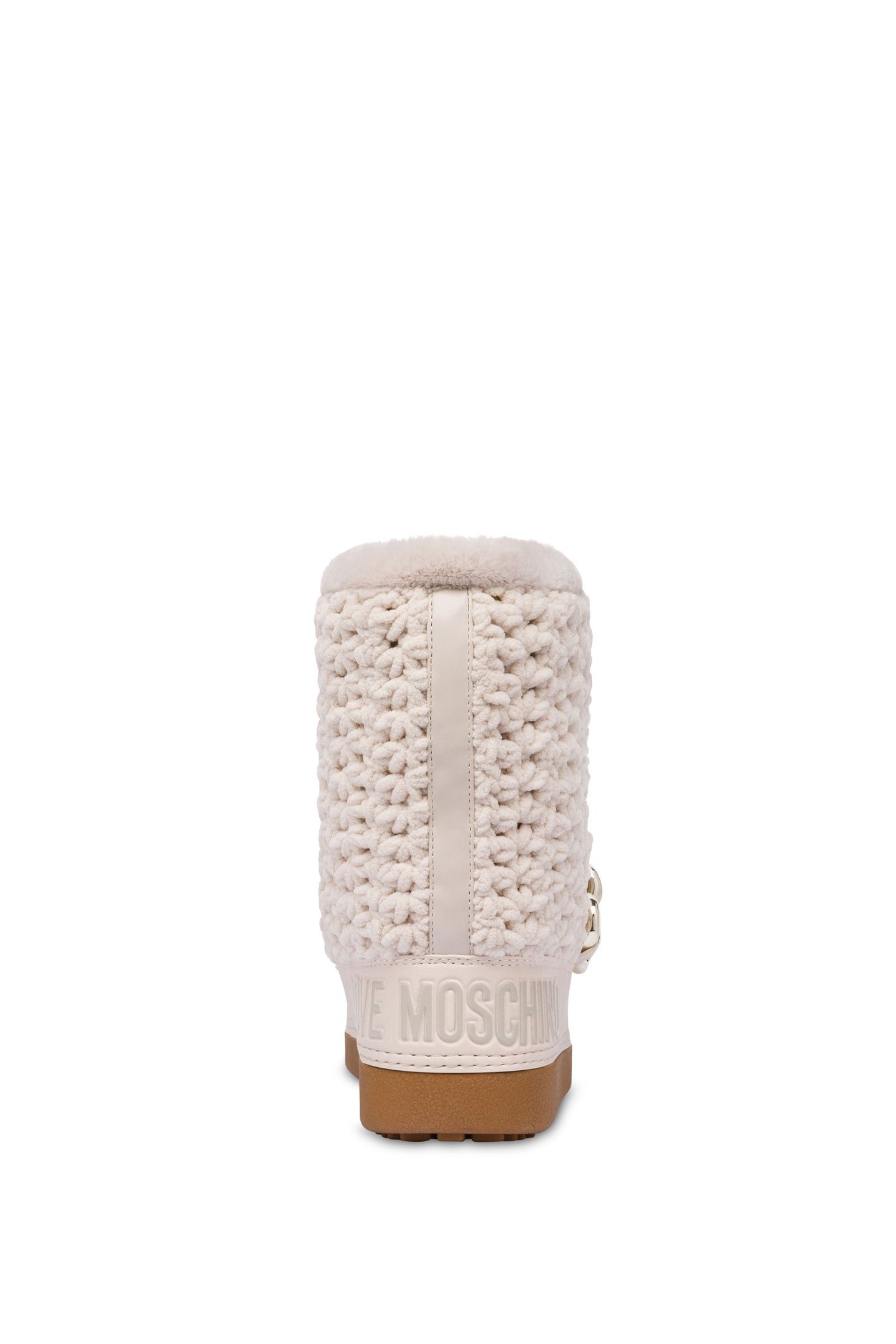HEART CHAIN SNOW BOOTS WHITE 3
