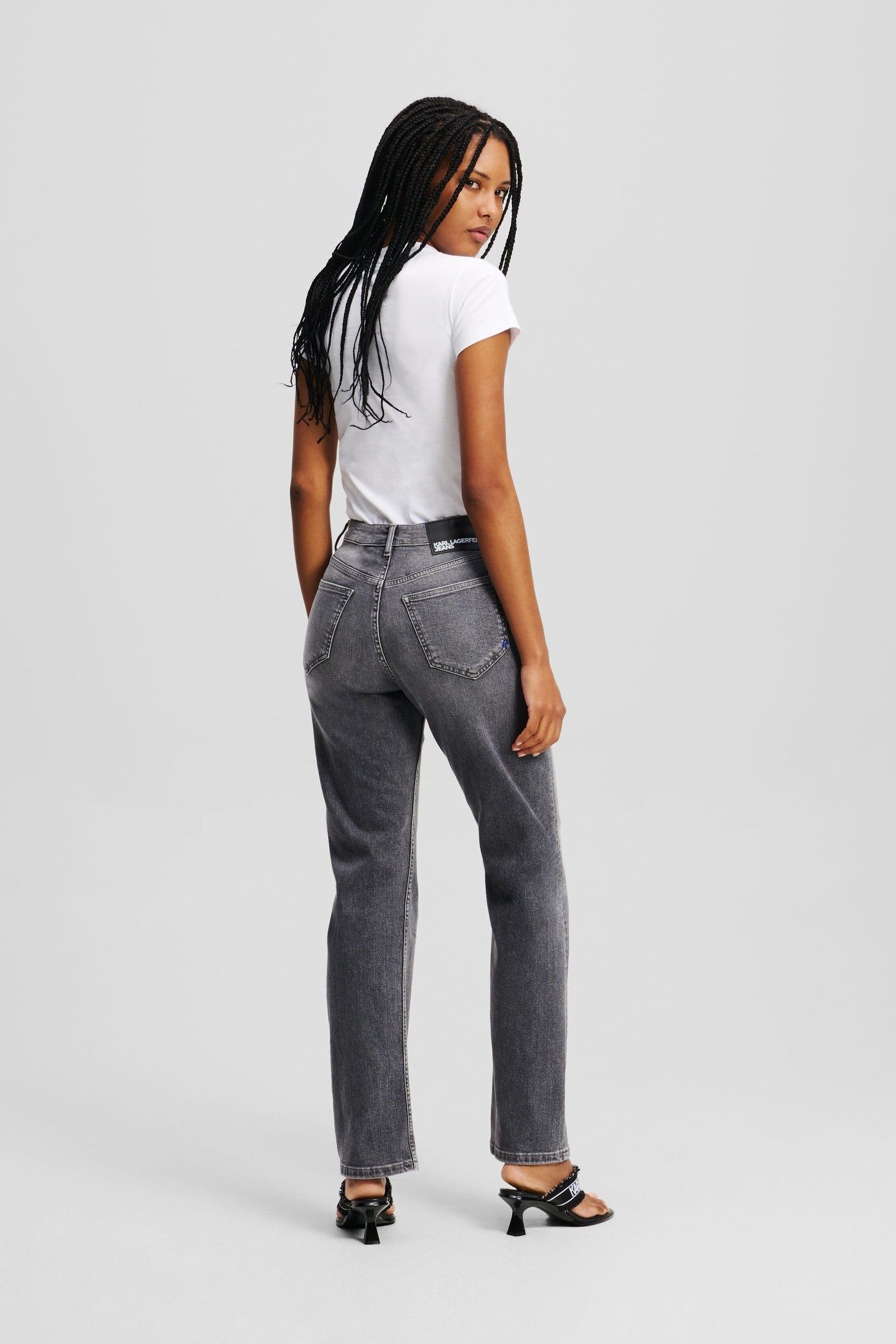 STRAIGHT DENIM WASHED LIGHT GREY 2
