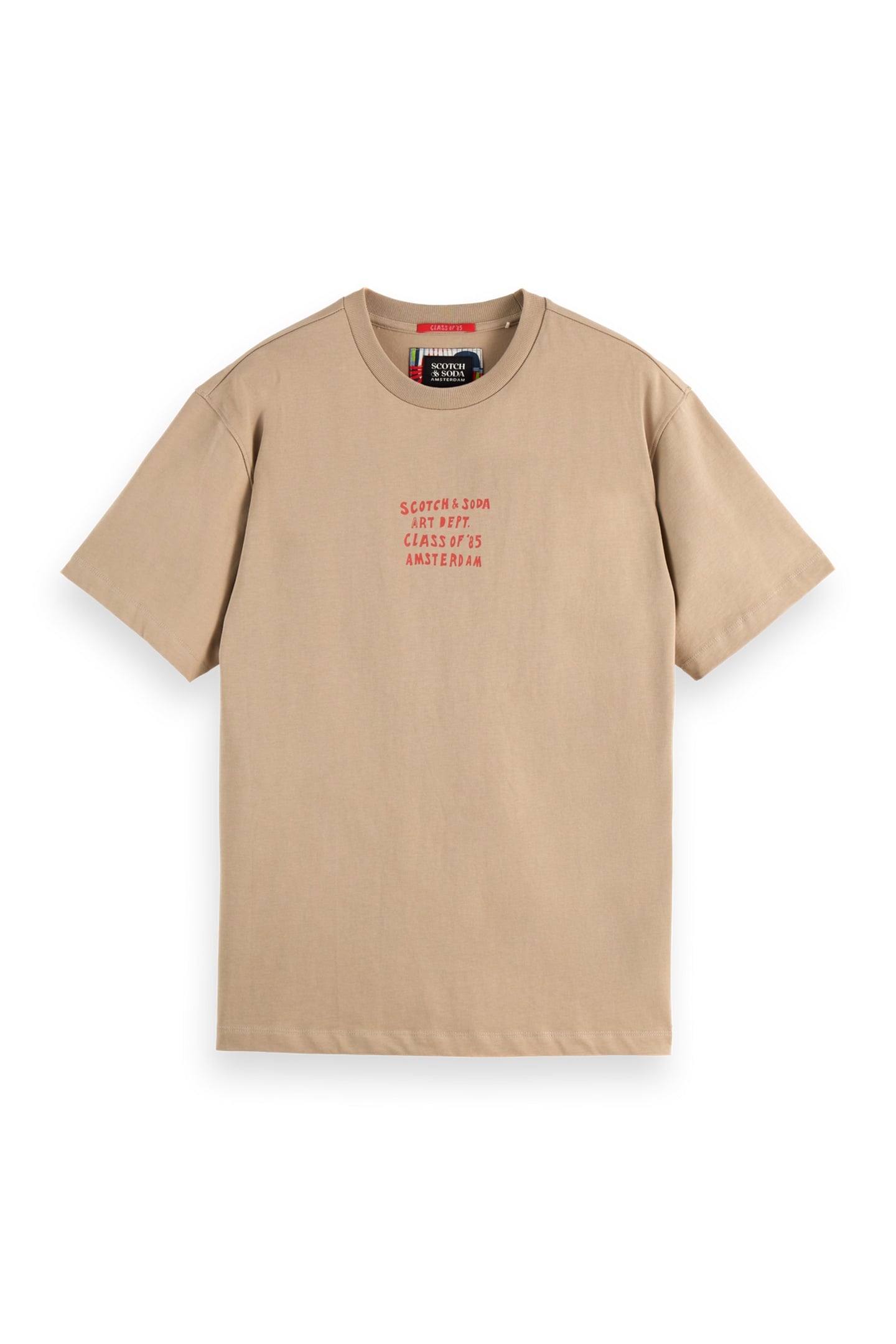 RELAXED-FIT ARTWORK T-SHIRT PLAZA TAUPE 1