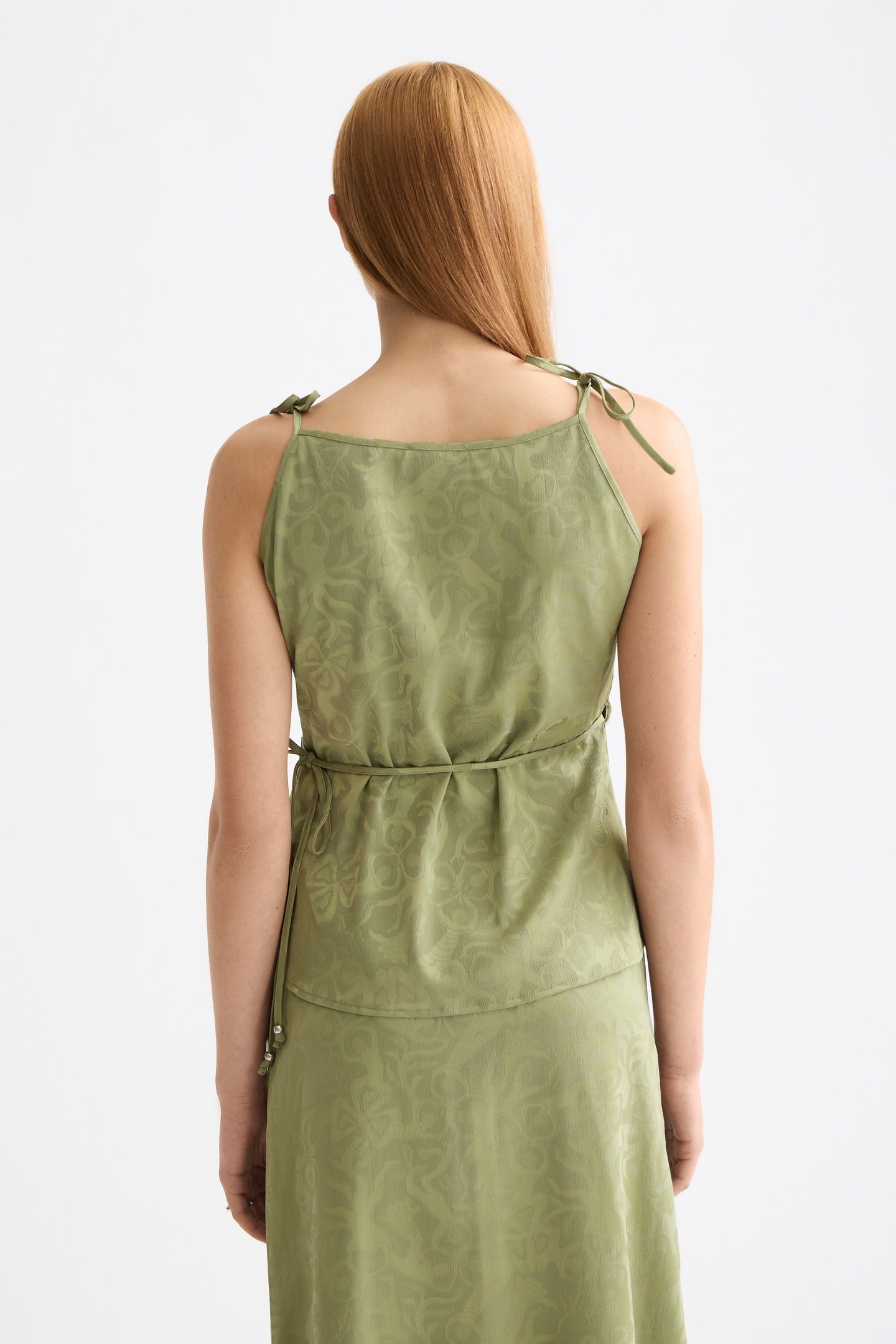 DRAPED WRAP TANK OIL GREEN 4