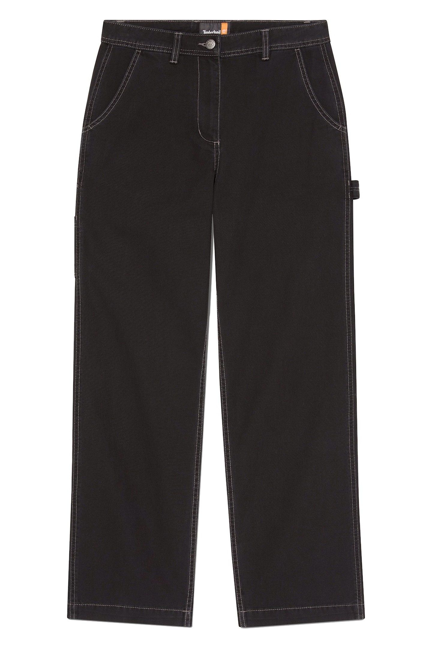CANVAS STRAIGHT PANTS BLACK 4