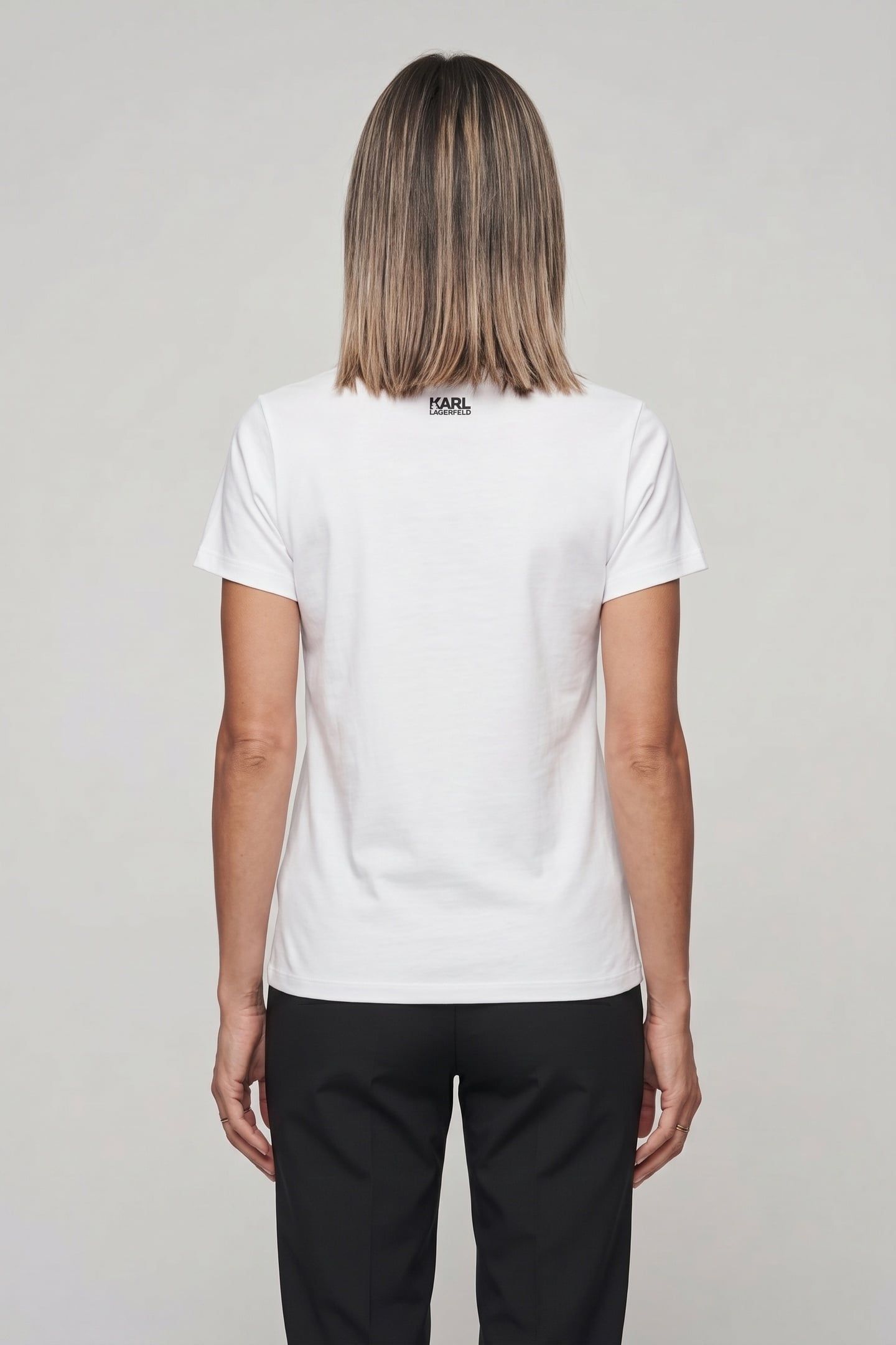 K LOGO BOUCLE T-SHIRT WHITE 2