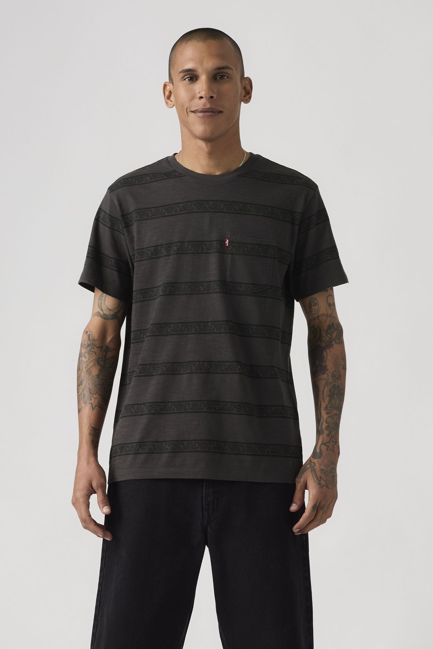 SS CLASSIC POCKET TEE KABIR PAISLEY STRI 3