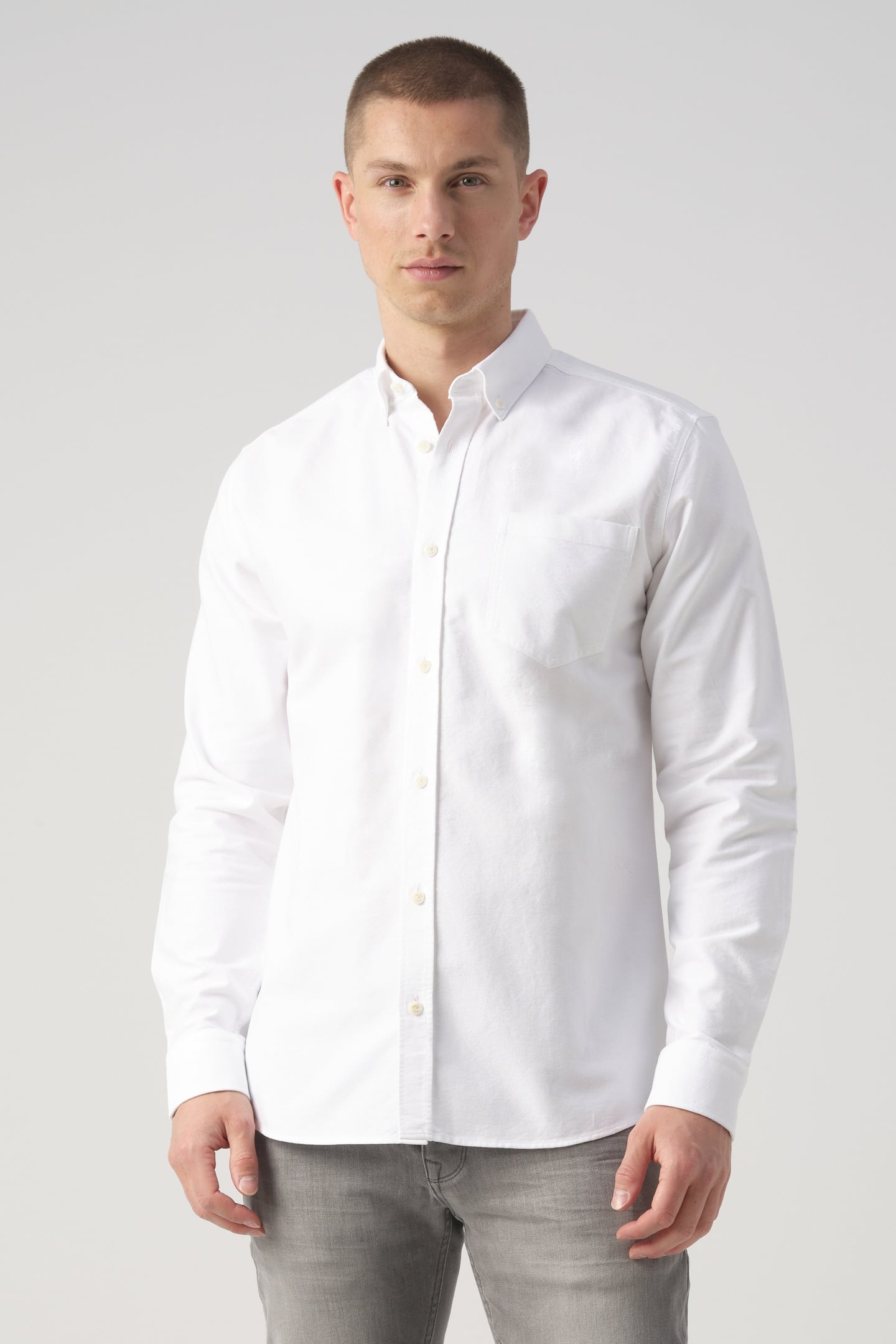 CASUAL SHIRT LM WHITE 1