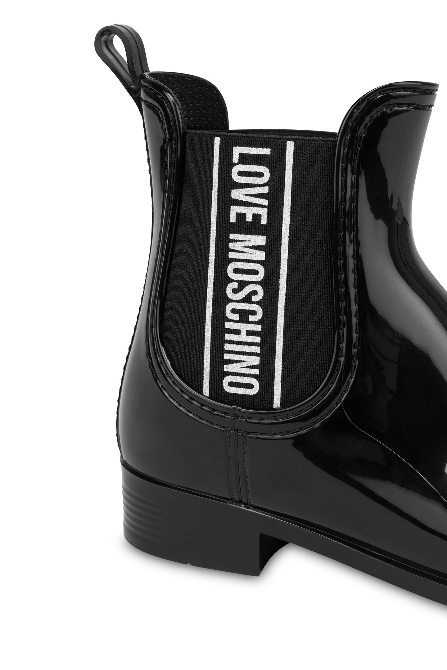 PVC RAIN BOOTS LOGO BAND BLACK 4