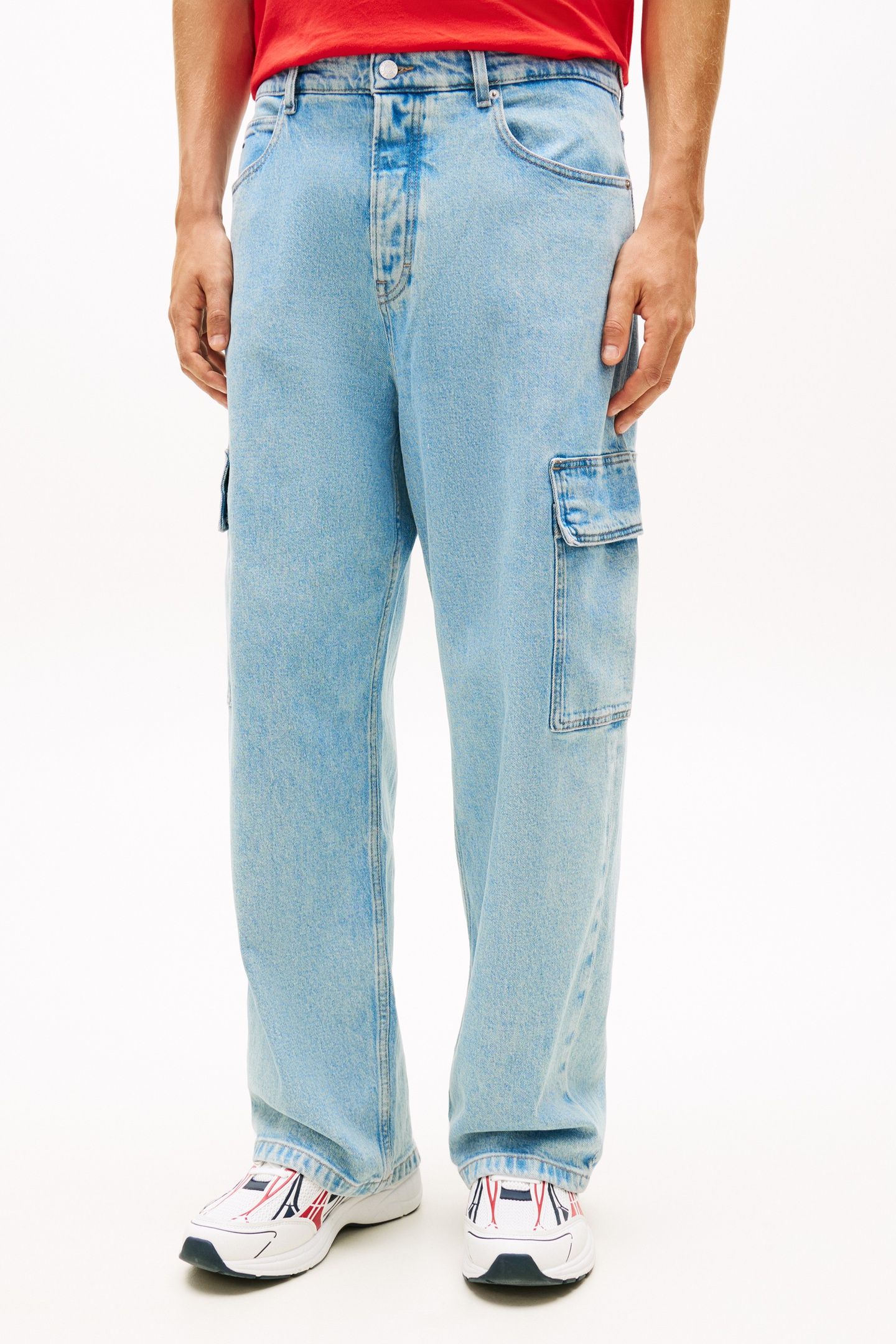 THEO BAGGY CARGO DENIM LIGHT 3