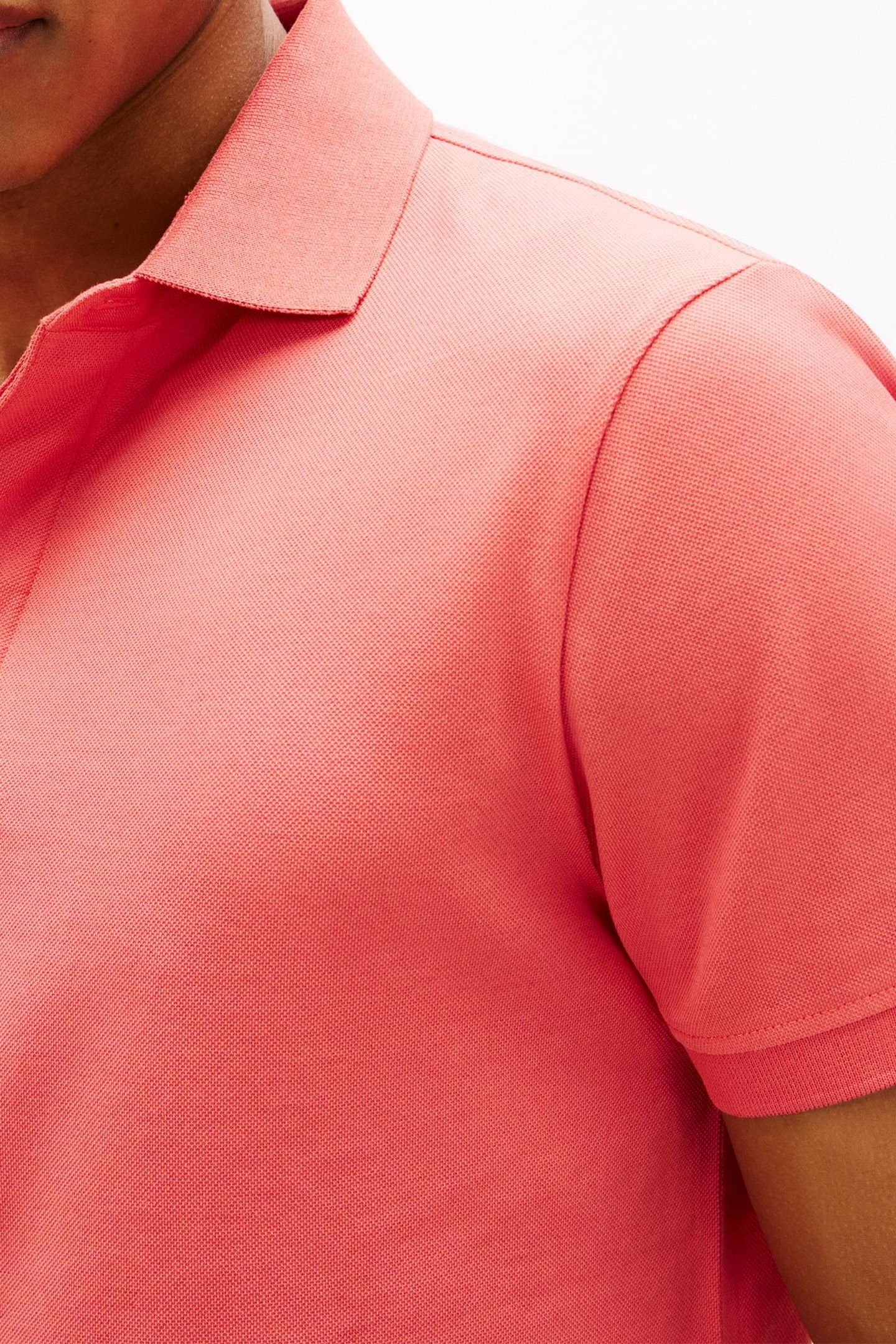HIDDEN PLACKET REGULAR POLO VINTAGE RED 5