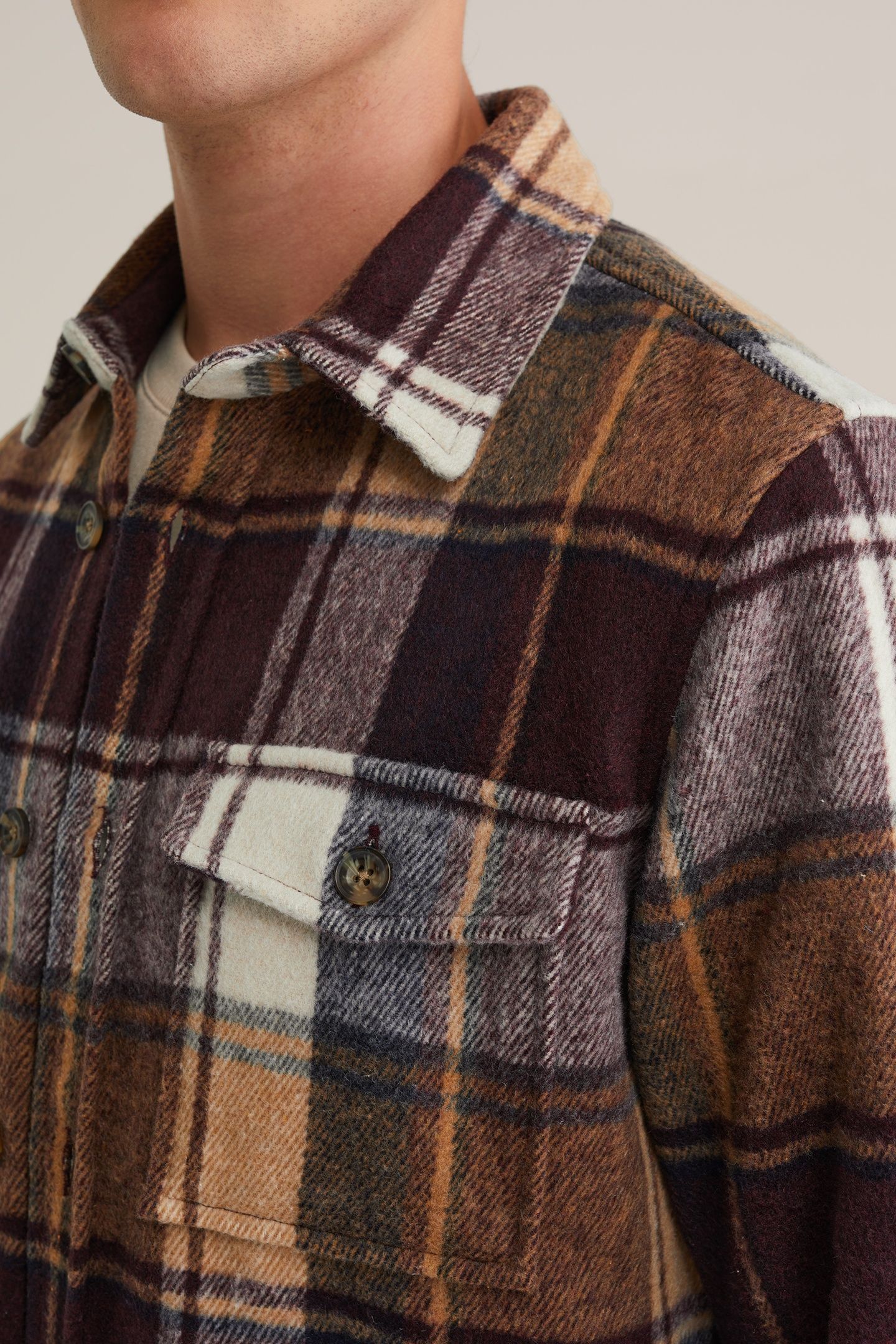 OVERSHIRT BURGUNDY RED 5