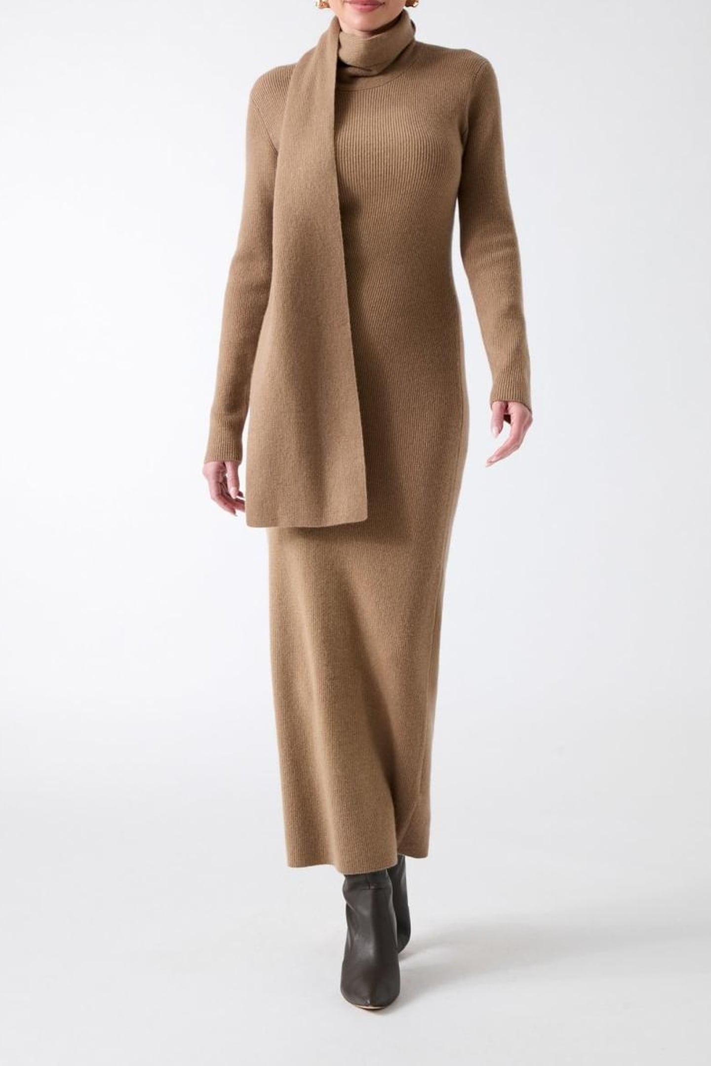 SOPHIE LS CASHMERE T DESERT MUD MULTI 1