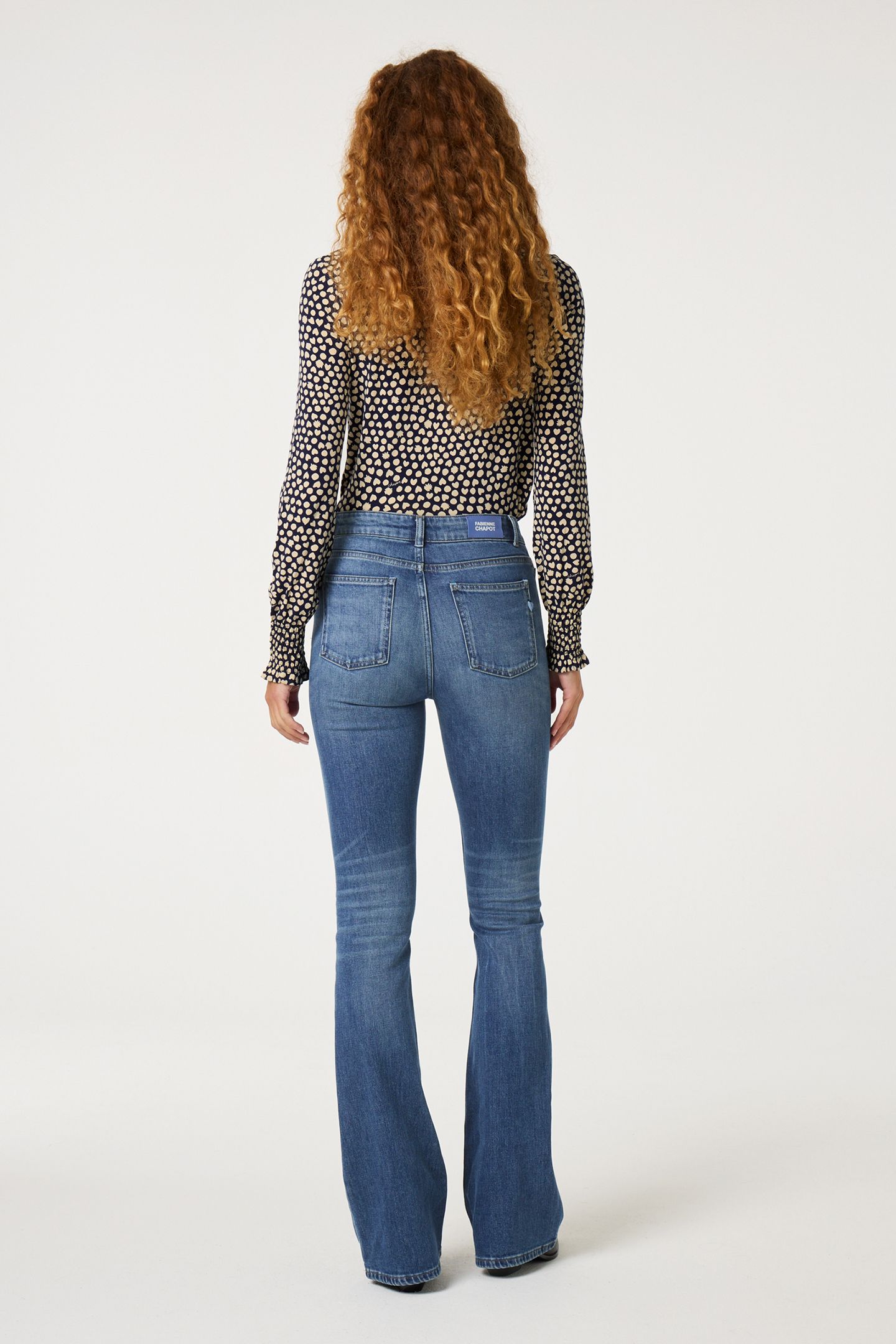 THEA WIDE LEG JEANS CORNFLOWER BLUE 4