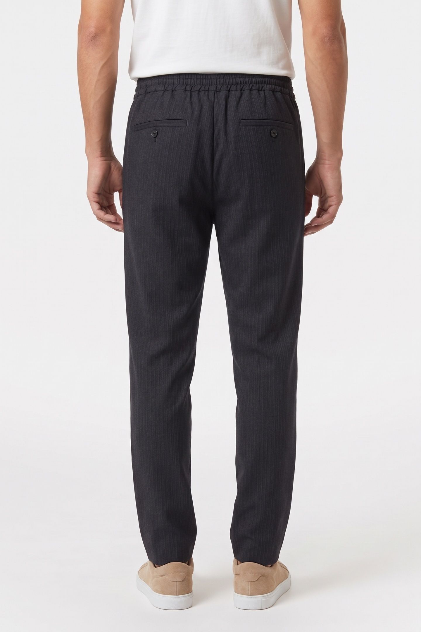 LOWEJOG TROUSER STRIPE GREY 3
