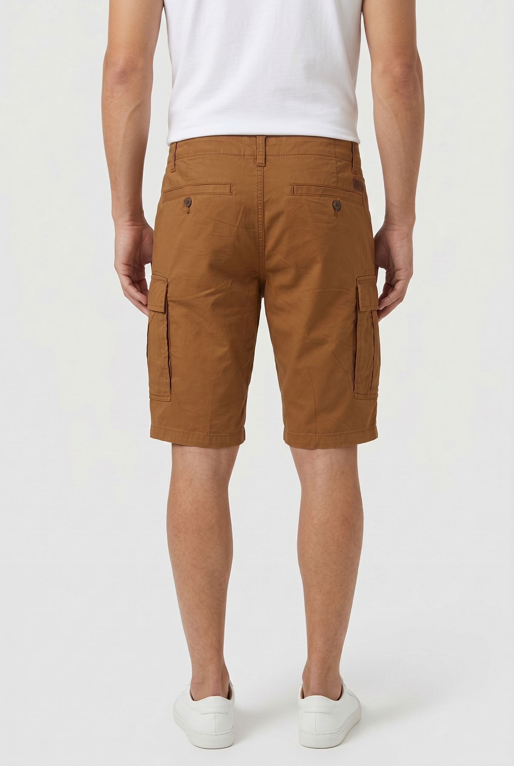 TWILL CARGO SHORT DARK BROWN 2