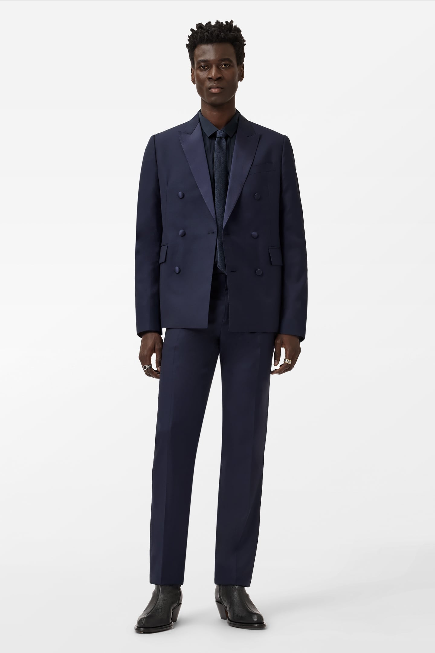 DALSTON TAILORED PANTS - SEPARATE PANTS NAVY 1