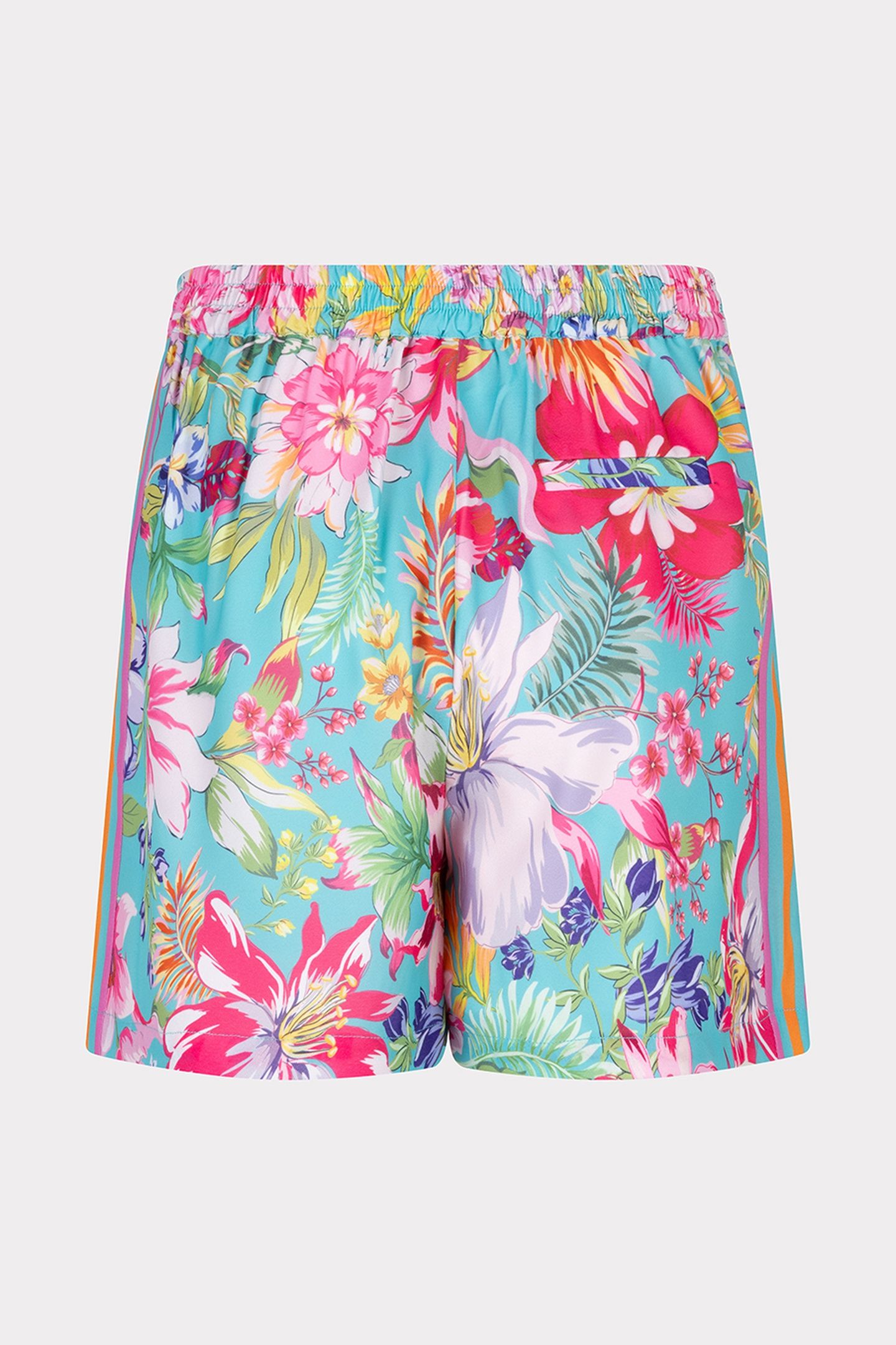 SHORTS LONG DISCO FLOWER PRINT 5
