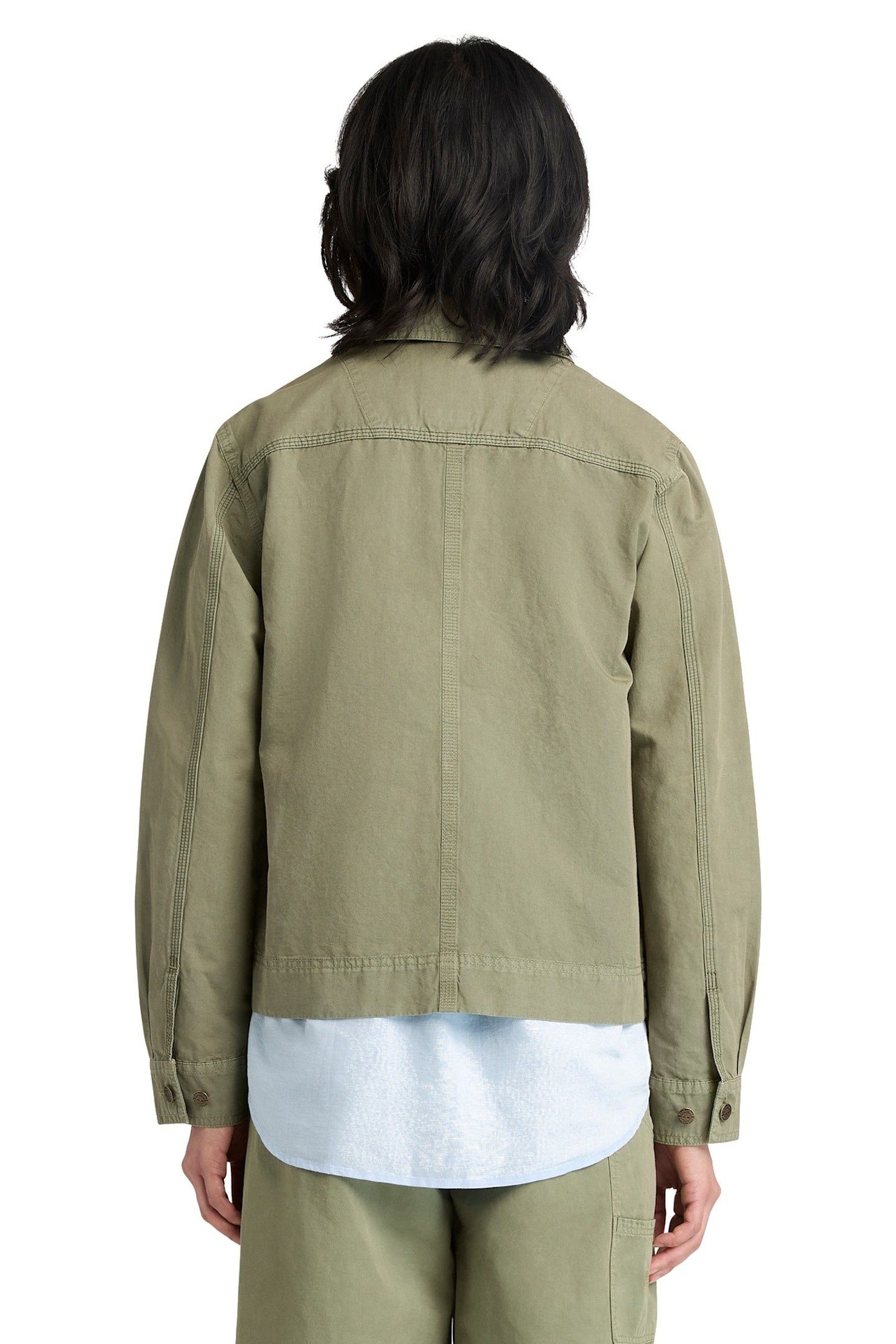 UTILITY COTTON LINEN SHACKET MEDIUM GREY 3