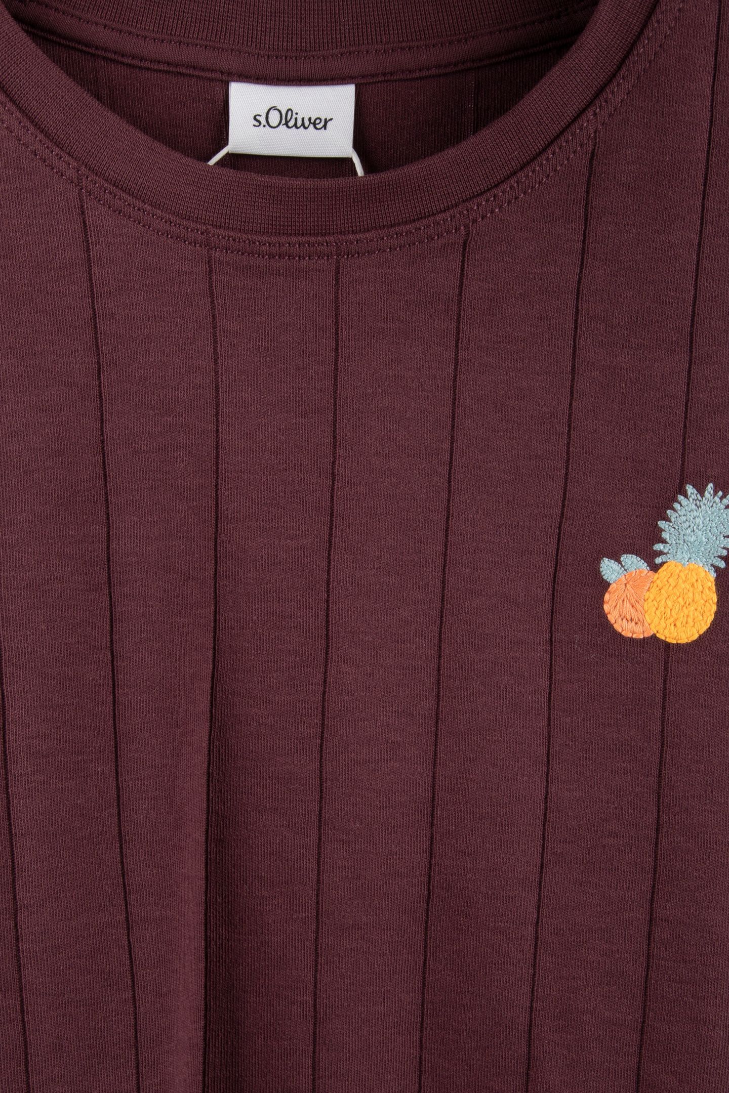 S.OLIVER T-SHIRTS BURGUNDY 5