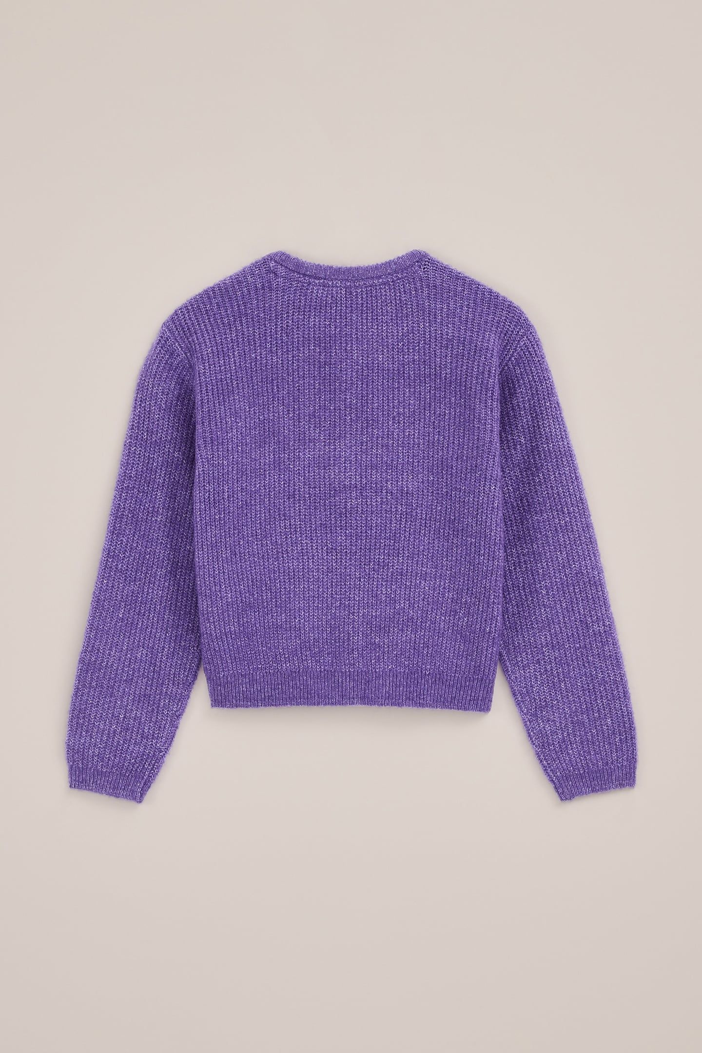 KNITTED CARDIGAN PURPLE 4