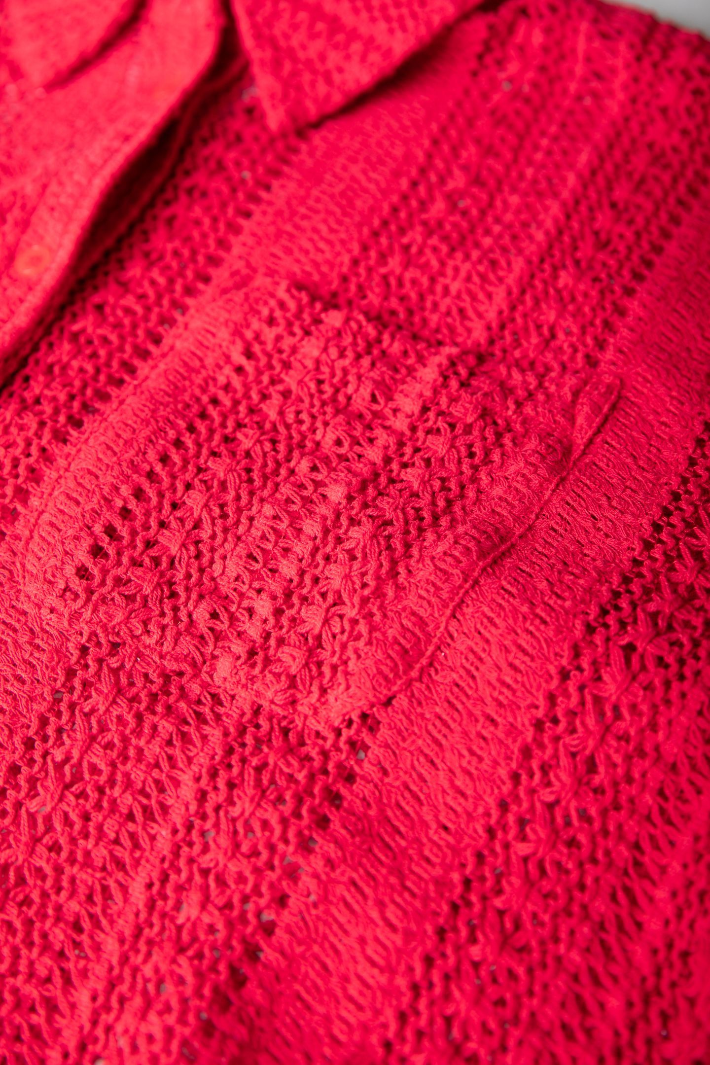 TALIA CROCHET BLOUSE POPPY RED 8