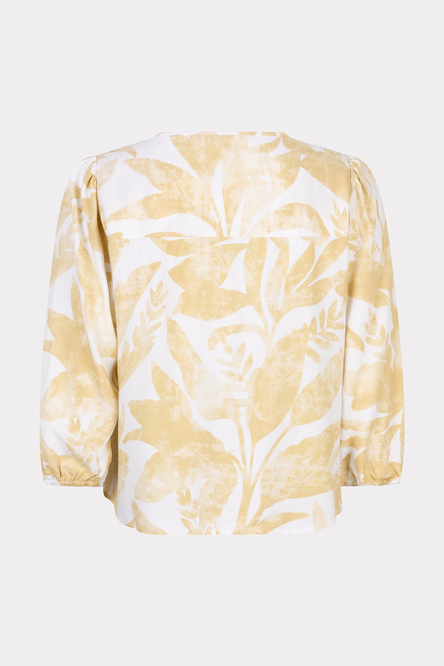 BLOUSE BOW TIE FADED SOLAR PRINT 5