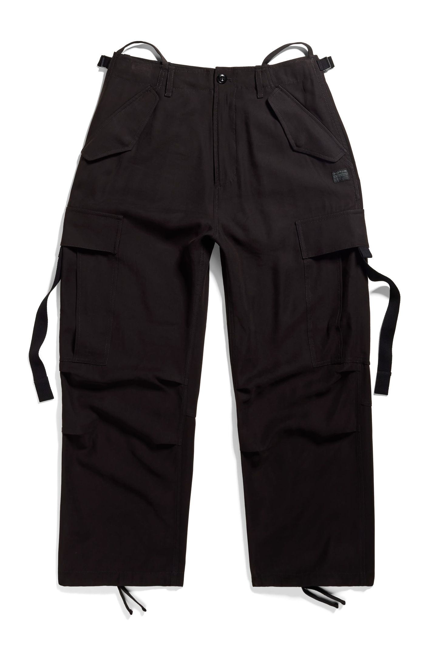 CARGO CROPPED DRAWCORD PANT BLACK 3