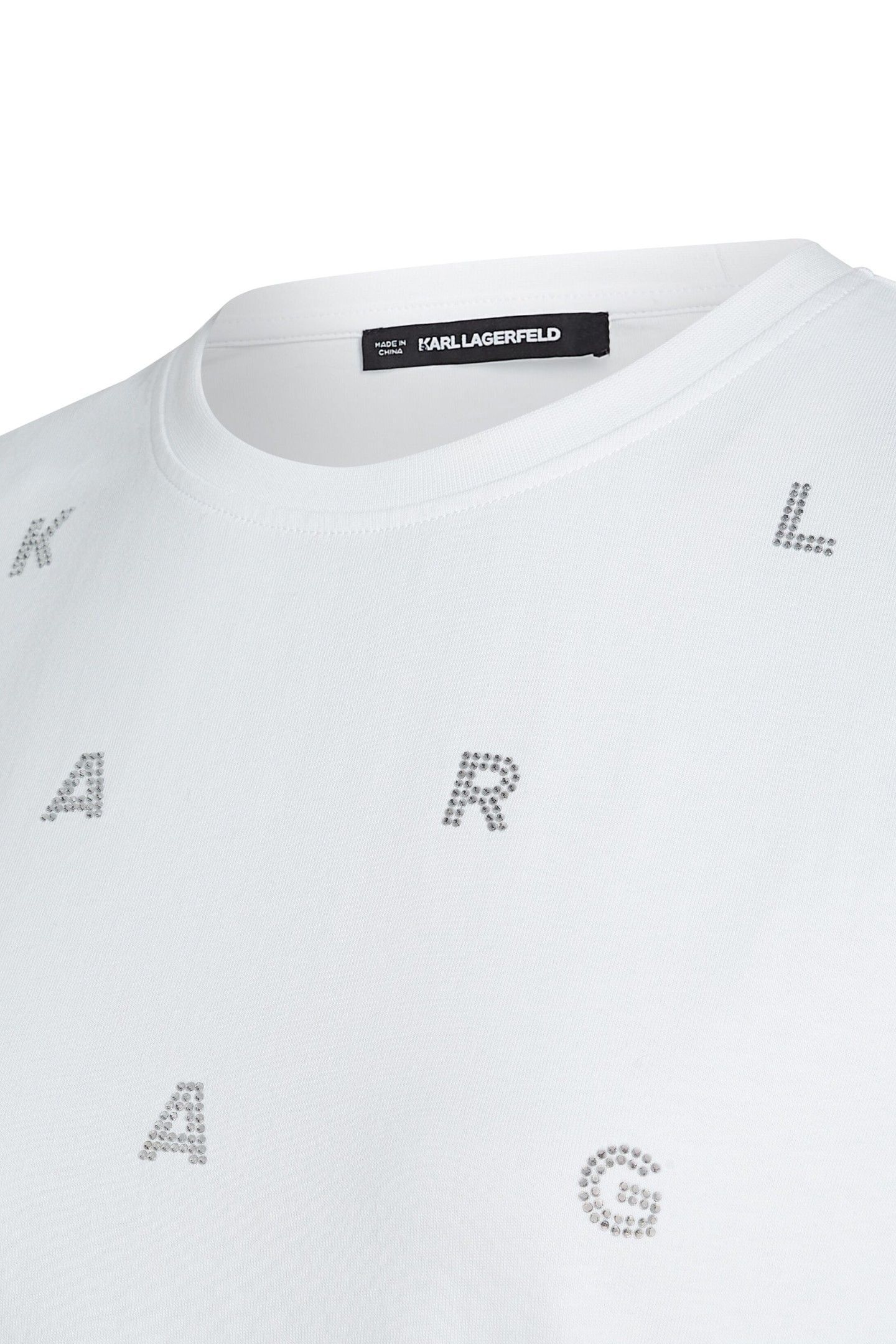 RHINESTONE HEAVY JERSEY T-SHIRT WHITE 3