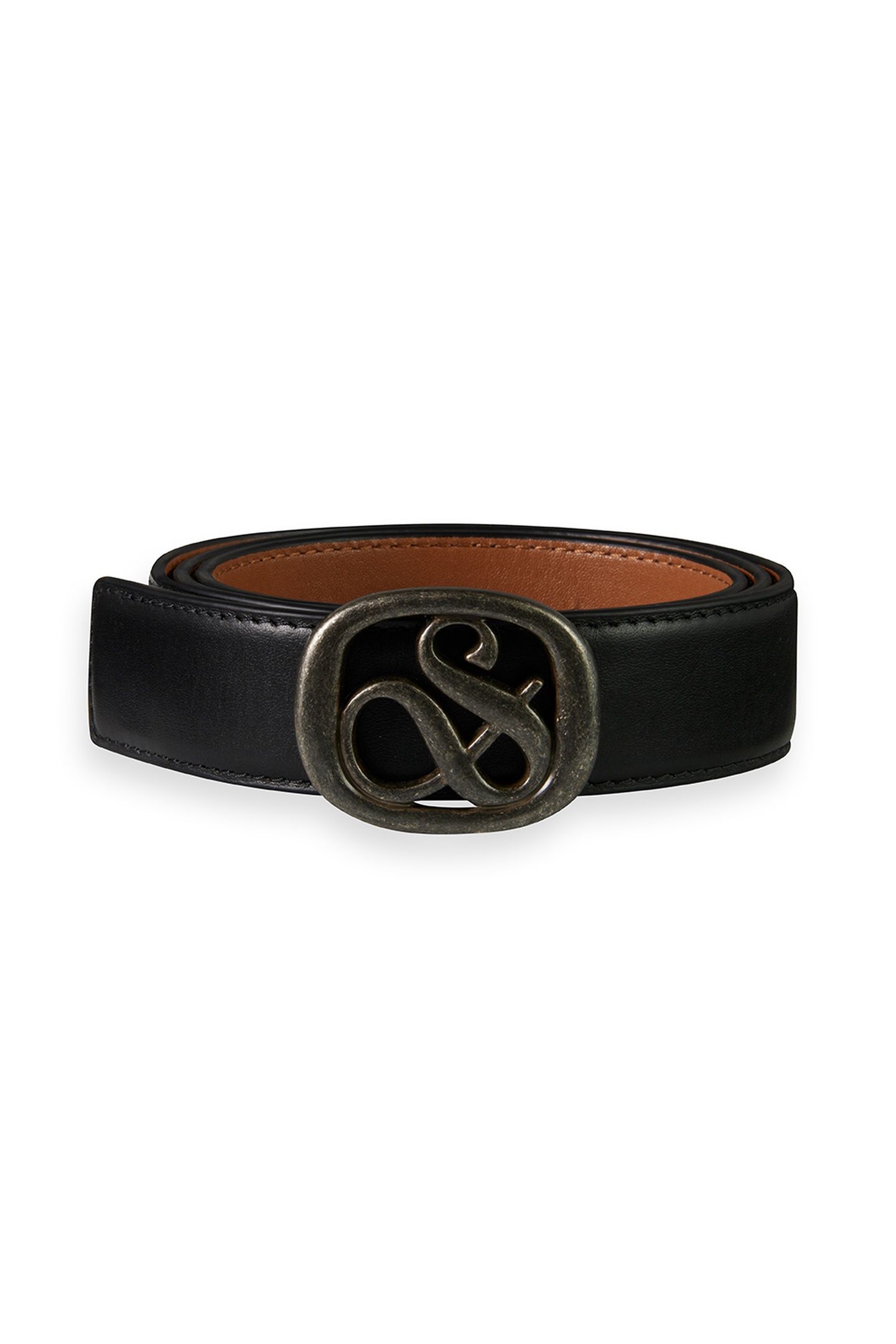 REVERSIBLE AMPERSAND BELT BLACK 1