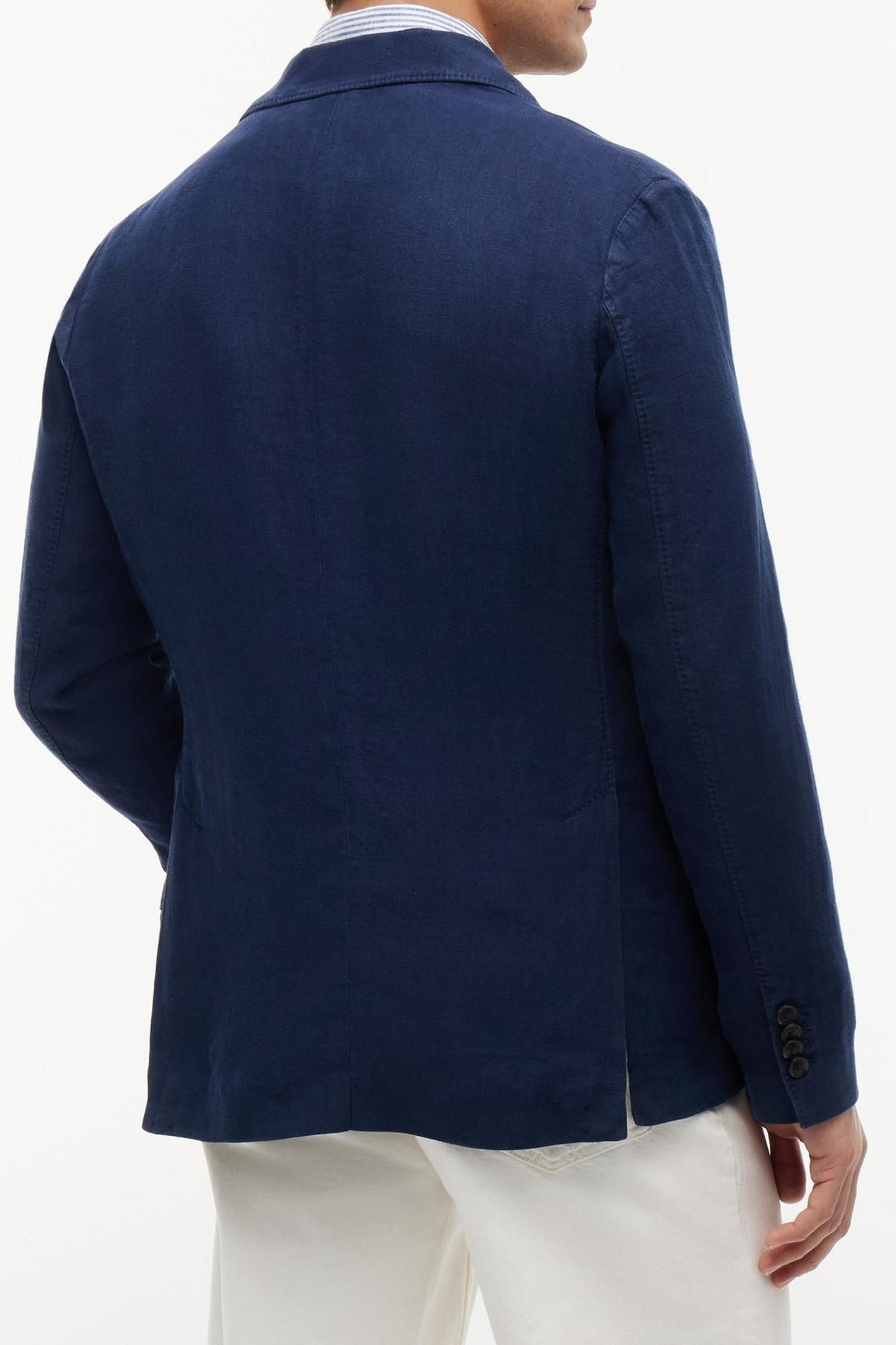 DC GMD LINEN BLAZER NAVY IRIS 3