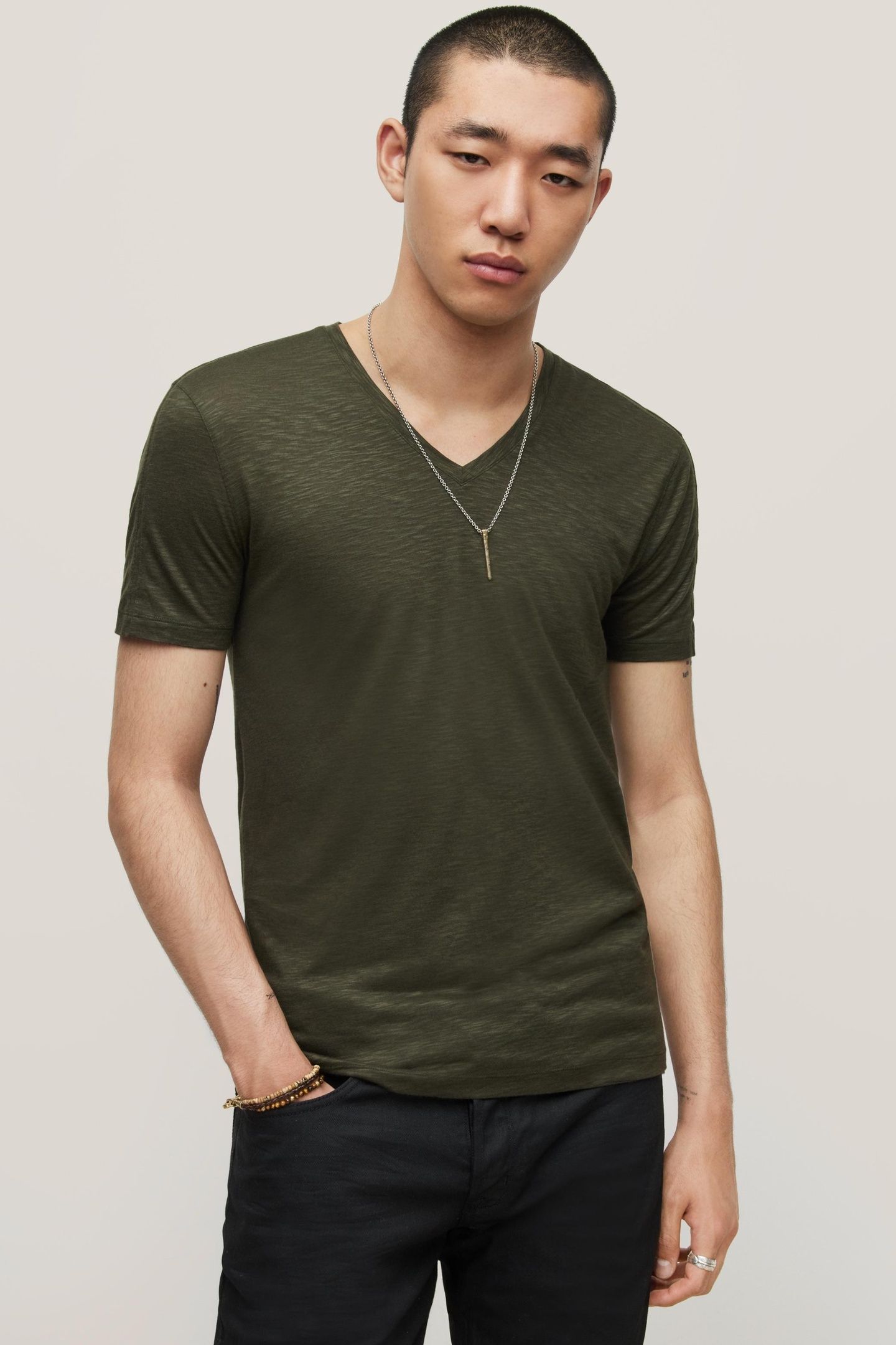 ASTOR REGULAR FIT SS V-N KELP 1