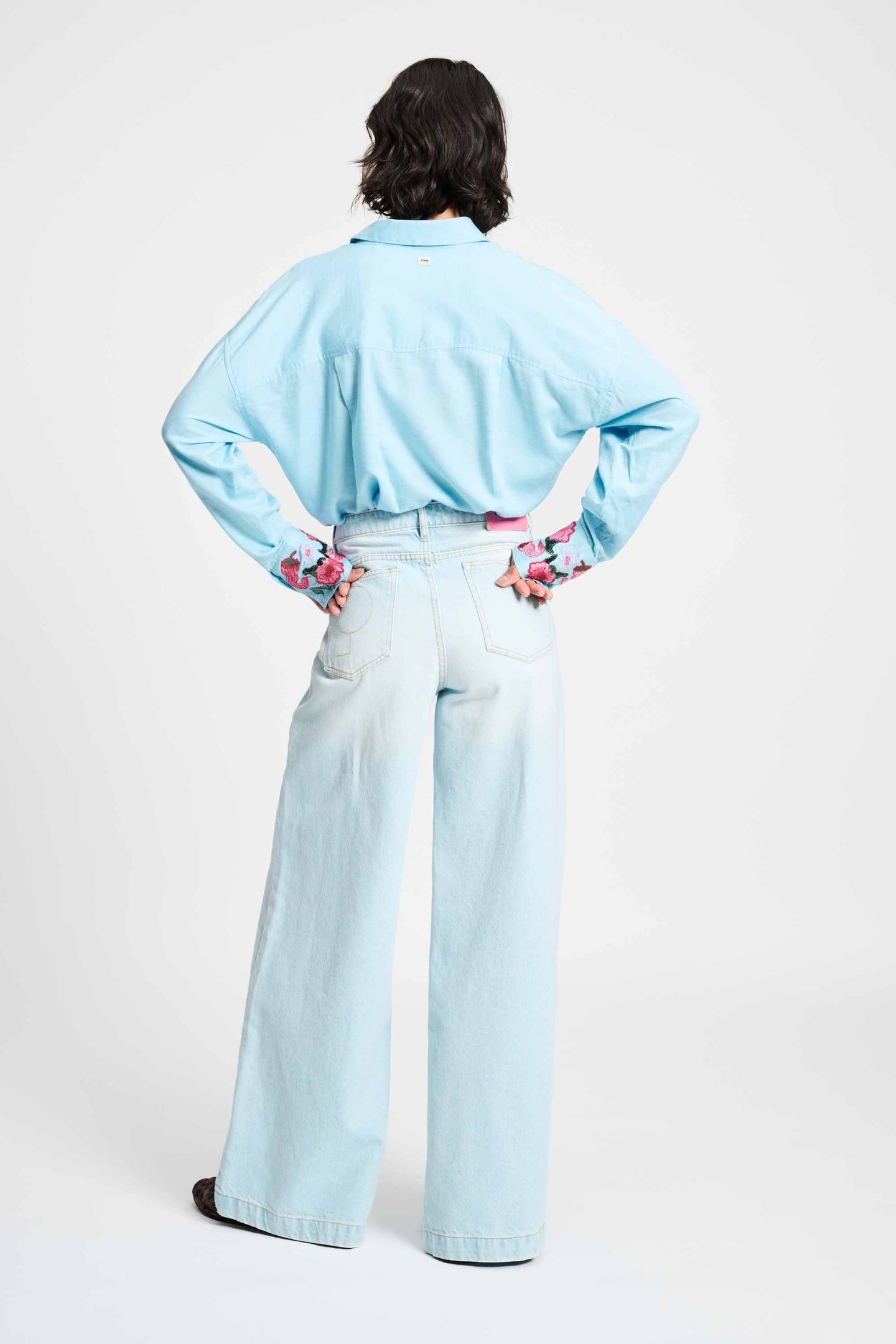 BLOUSE - SKY BLUE MELANGE 3