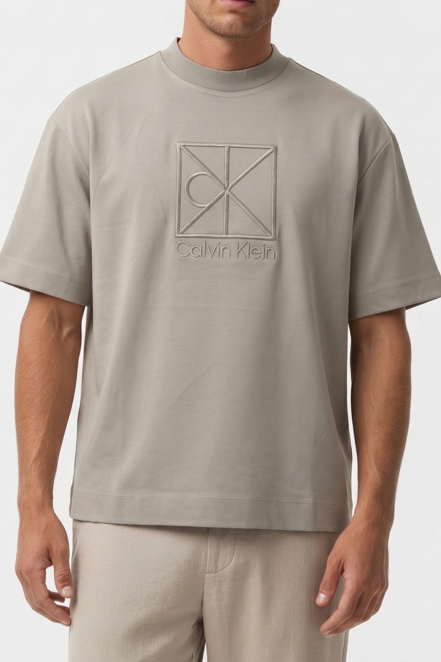 SS RELAXED PREMIUM INTERLOCK TEE FOREST FOG 1