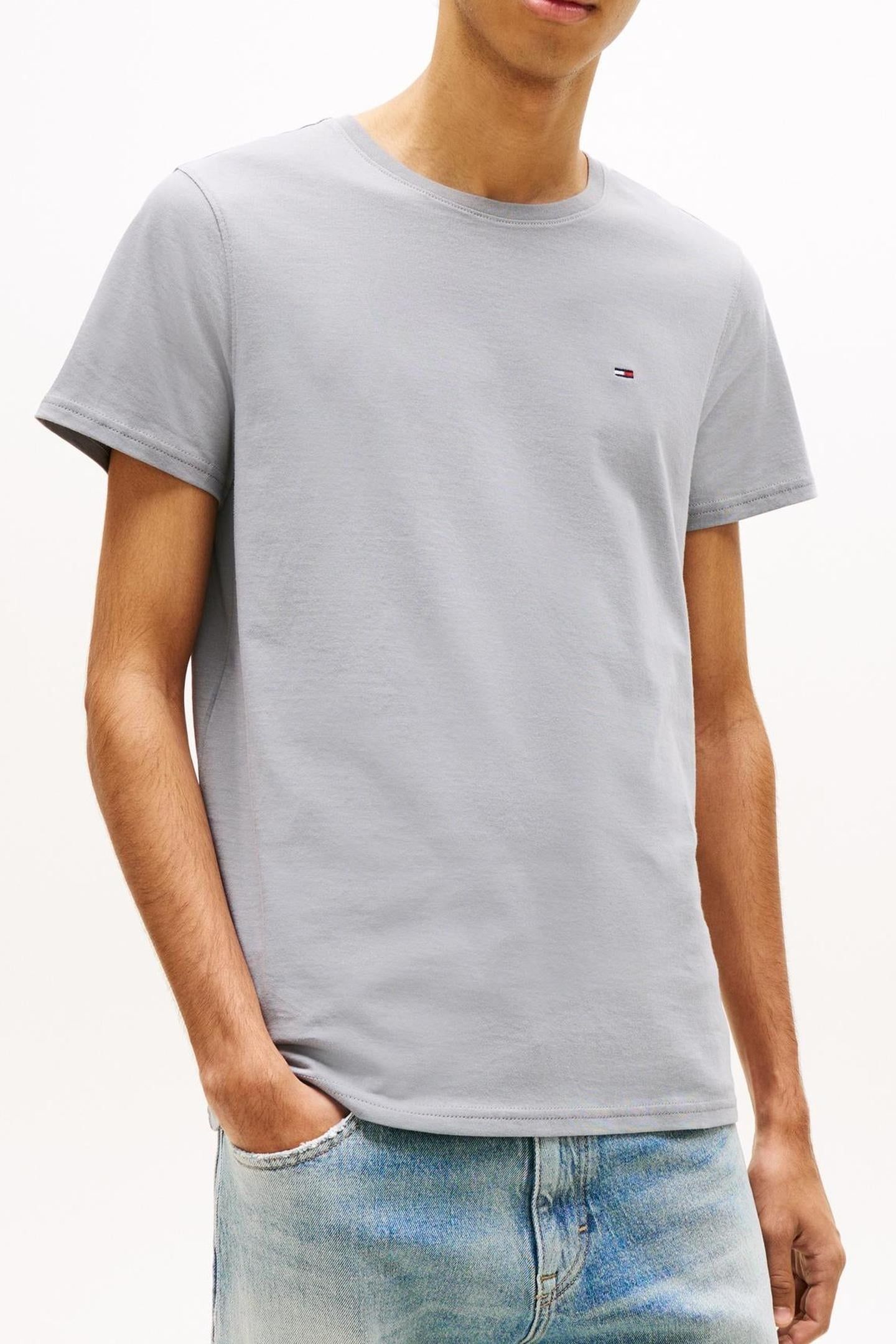 TJM XSLIM JERSEY TEE GRAVEL GREY 1