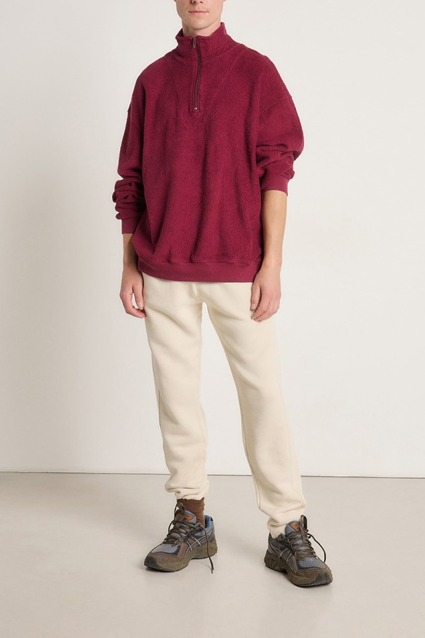 XYBAY SWEAT PANTS ECRU 1