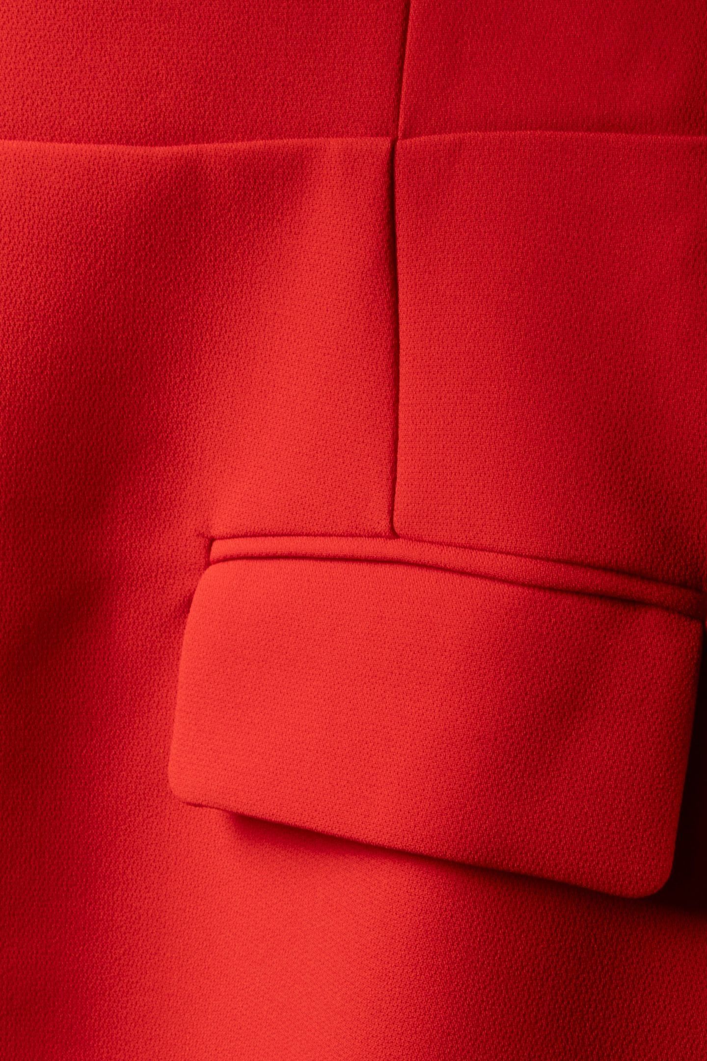 STRAPLESS DRESS RED 7