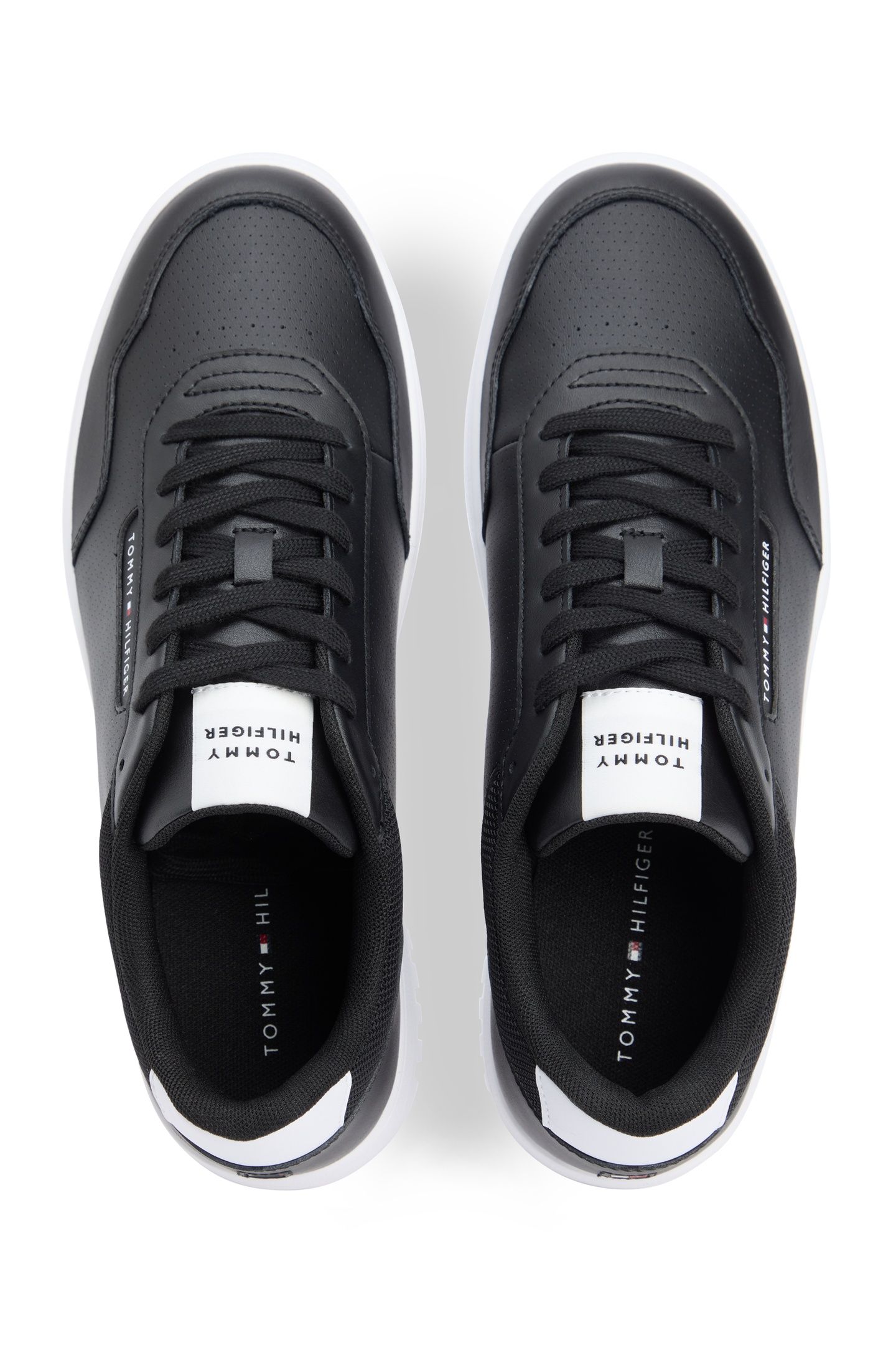BASKET CORE LITE LEATHER SHOES BLACK 5