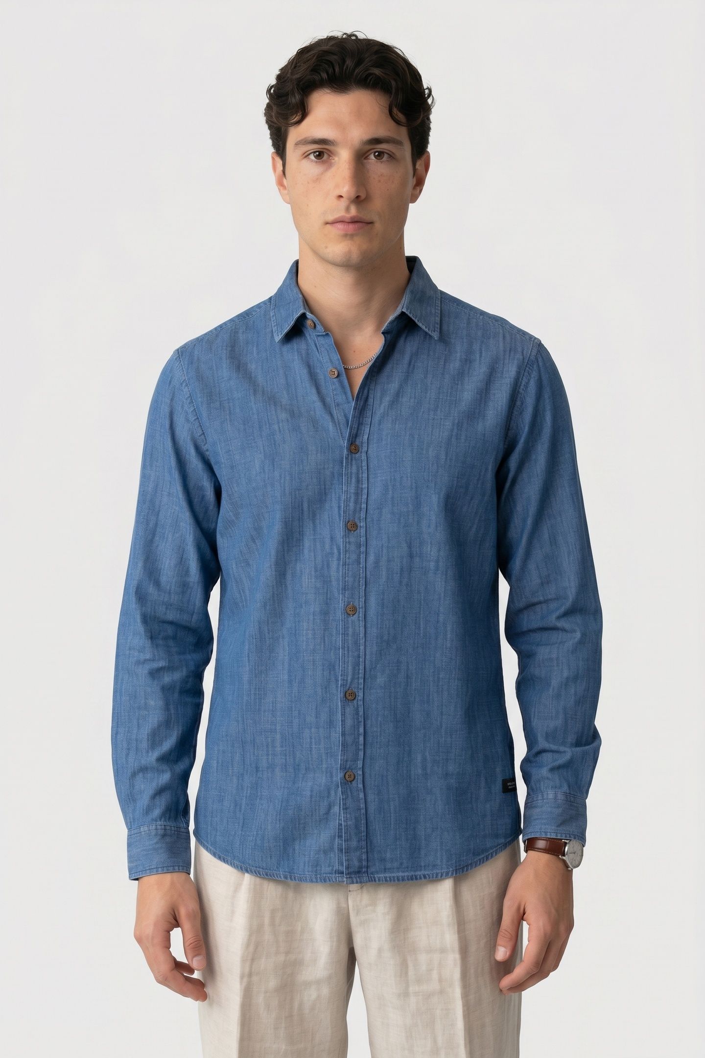 S.OLIVER SHIRTS BLUE DENIM 1