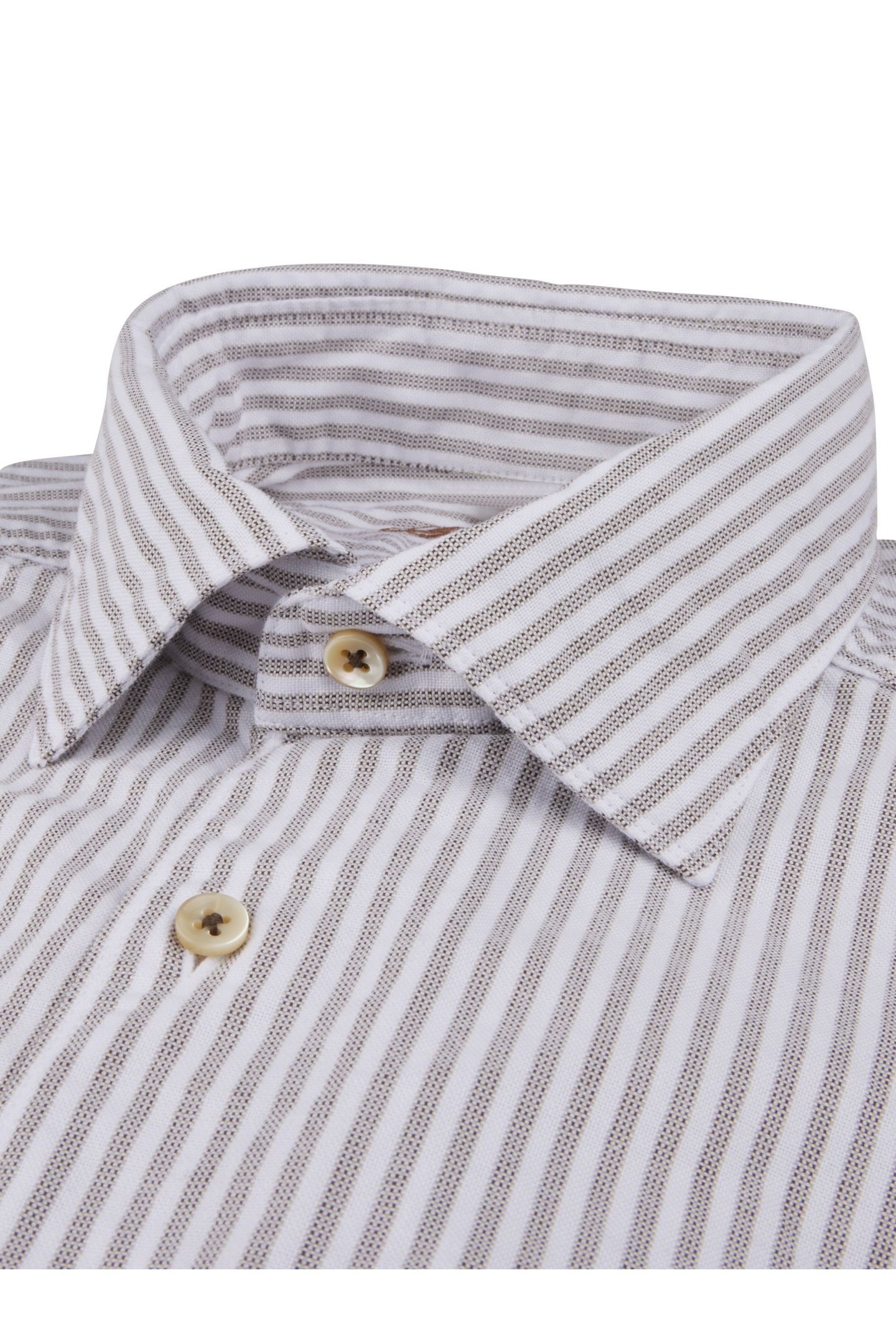 FITTED BODY/72, RC CUFF, SPORT BROWN STRIPE 3