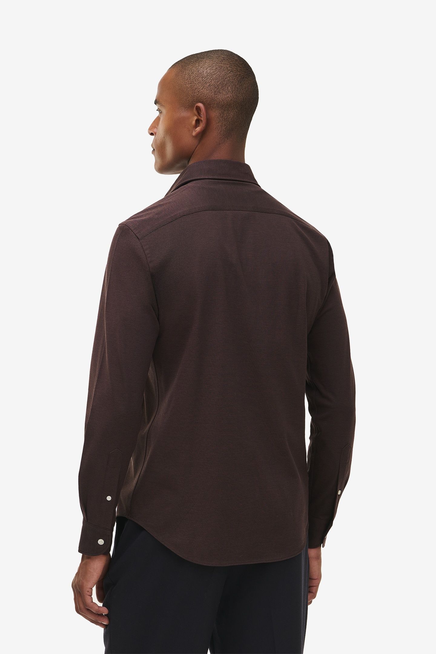 SPECIALIST KNITTED COTTON DARK BROWN 2