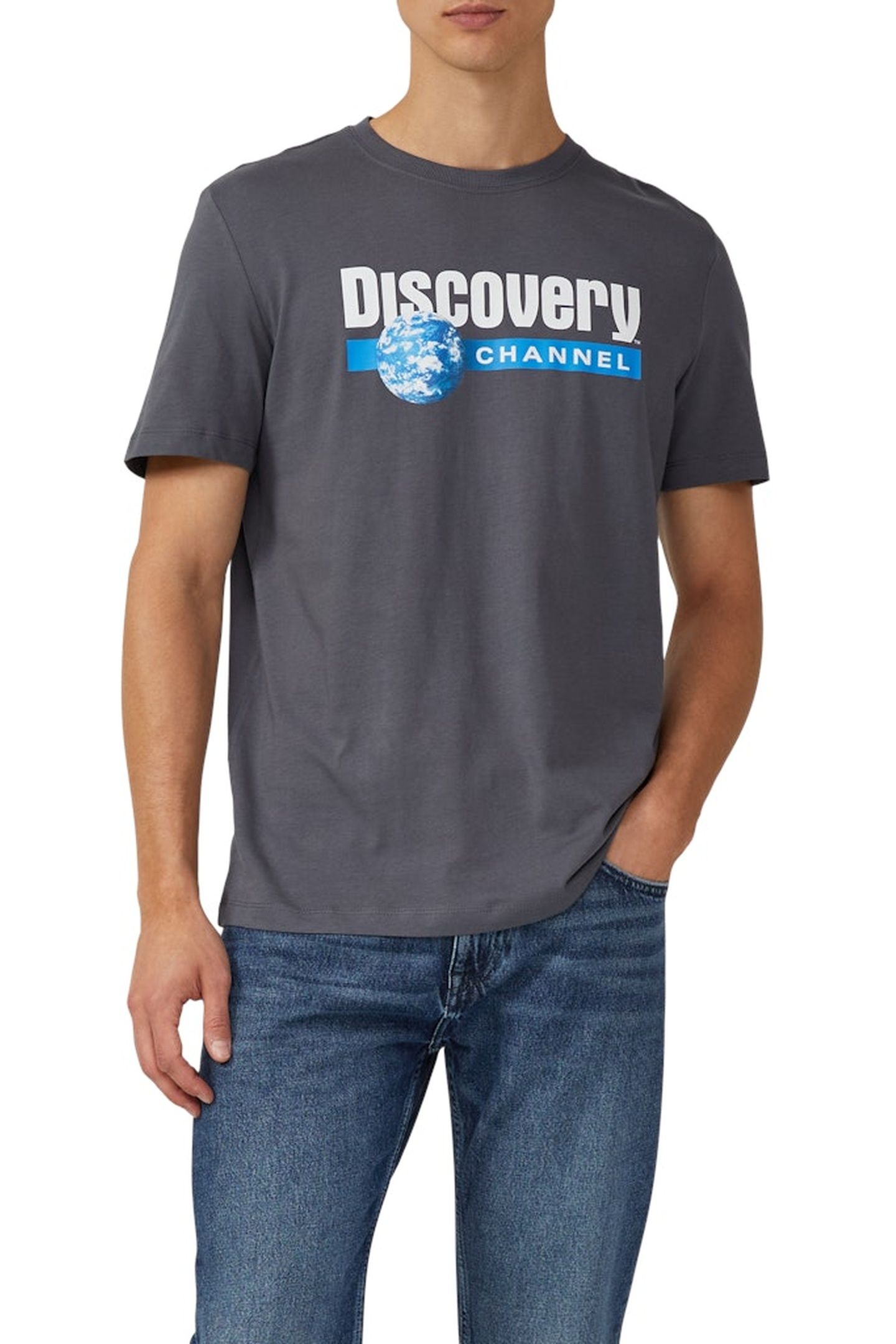 S.OLIVER T-SHIRTS GREY/BLACK 1