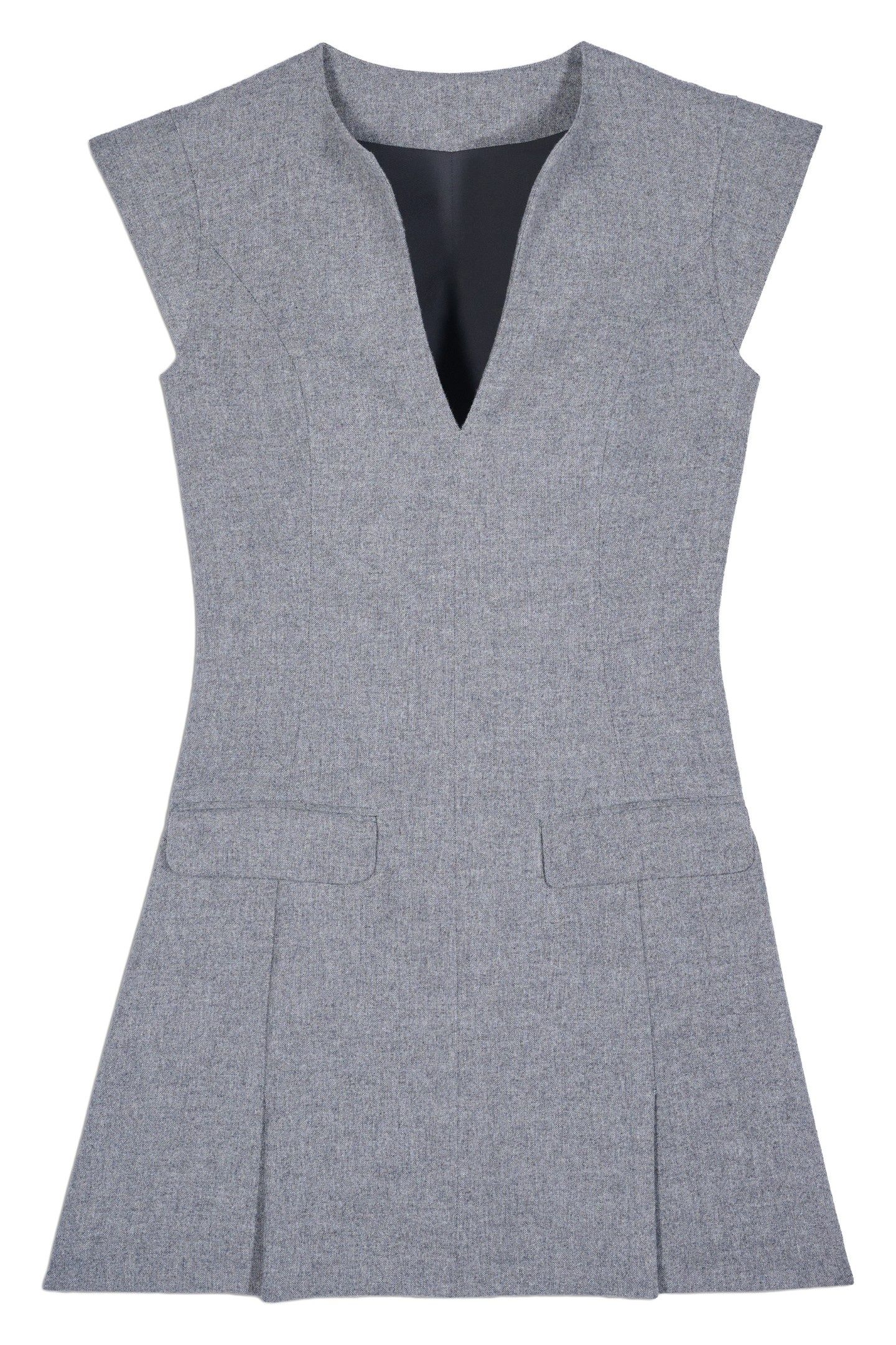 ROBE DORNELLE GRIS 4