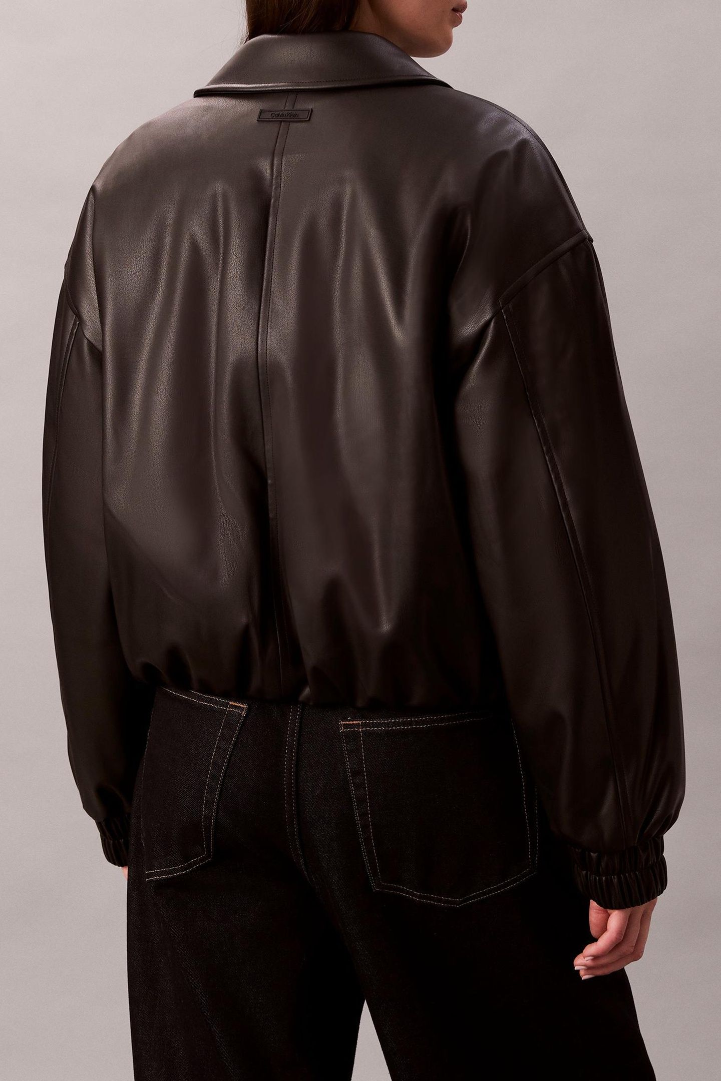 FAUX LEATHER JACKET BLACK 3