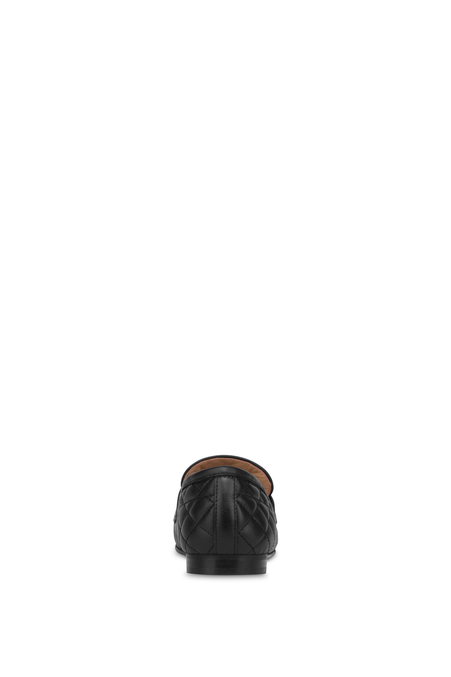 FLAT LOVE NAPPA LEATHER LOAFERS BLACK 3