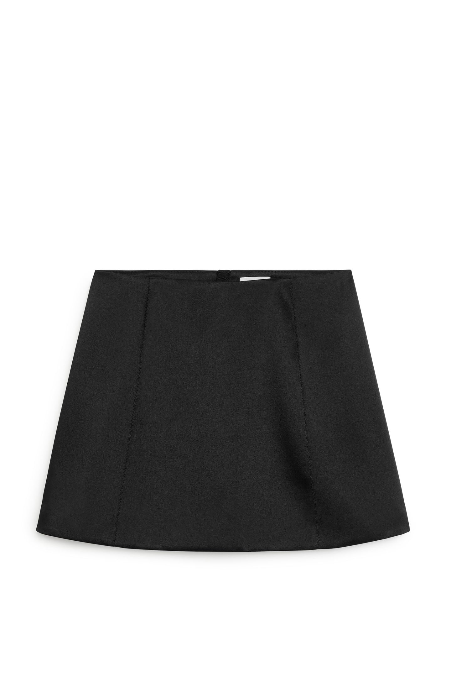 JENTE SATIN SKIRT BLACK 3