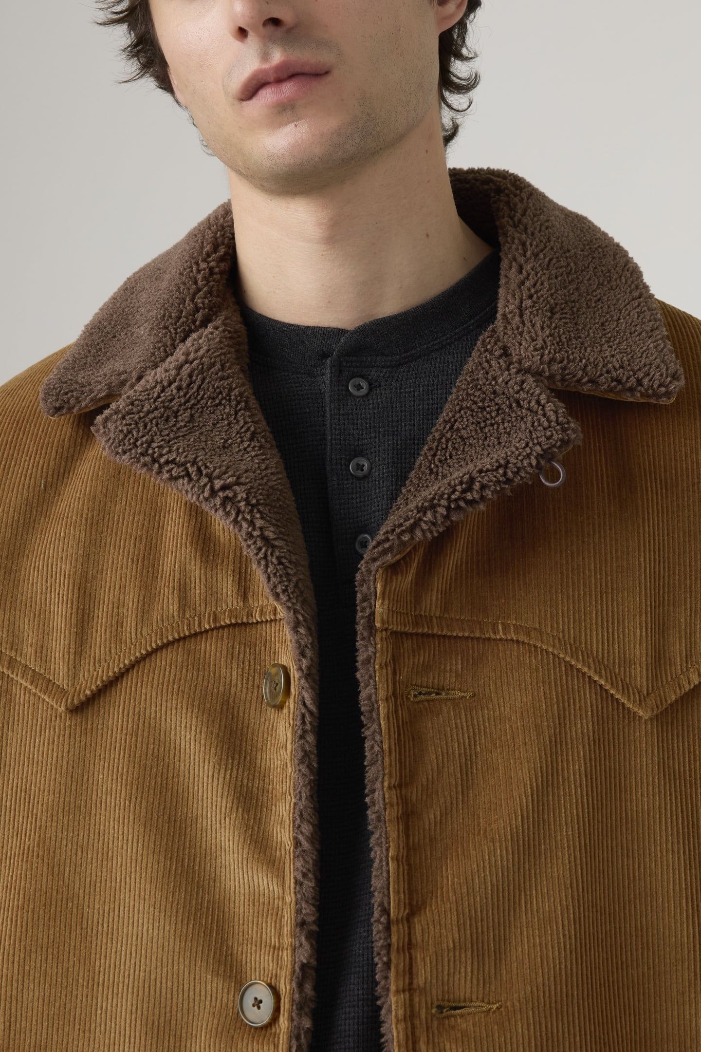 DURHAM COSY CORDUROY SHORT COAT 4