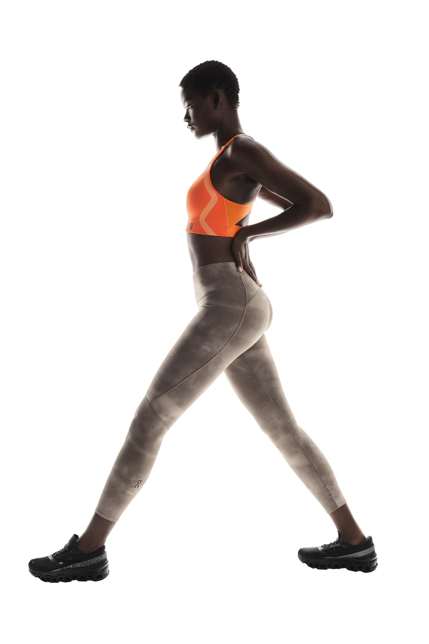 PERFORMANCE TIGHT 7/8 AOP 1 W CINDER CINDER 4