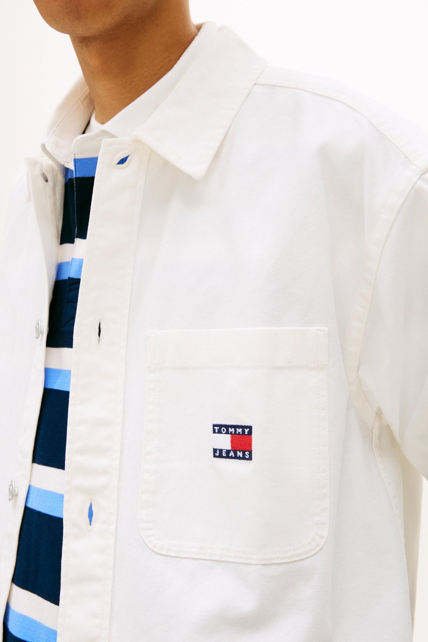 TJM ESSENTIAL OVERSHIRT ANCIENT WHITE 5