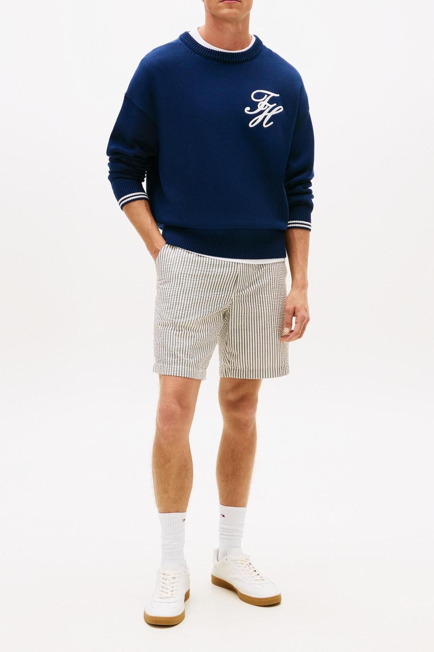 DOVER 8 INC SEERSUCK SHORTS DESERT SKY/ECRU 2