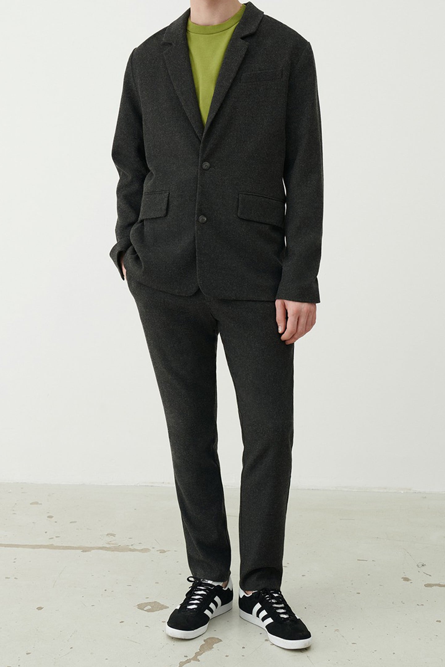WEFTOWN PANT ANTHRACITE CHINE 1