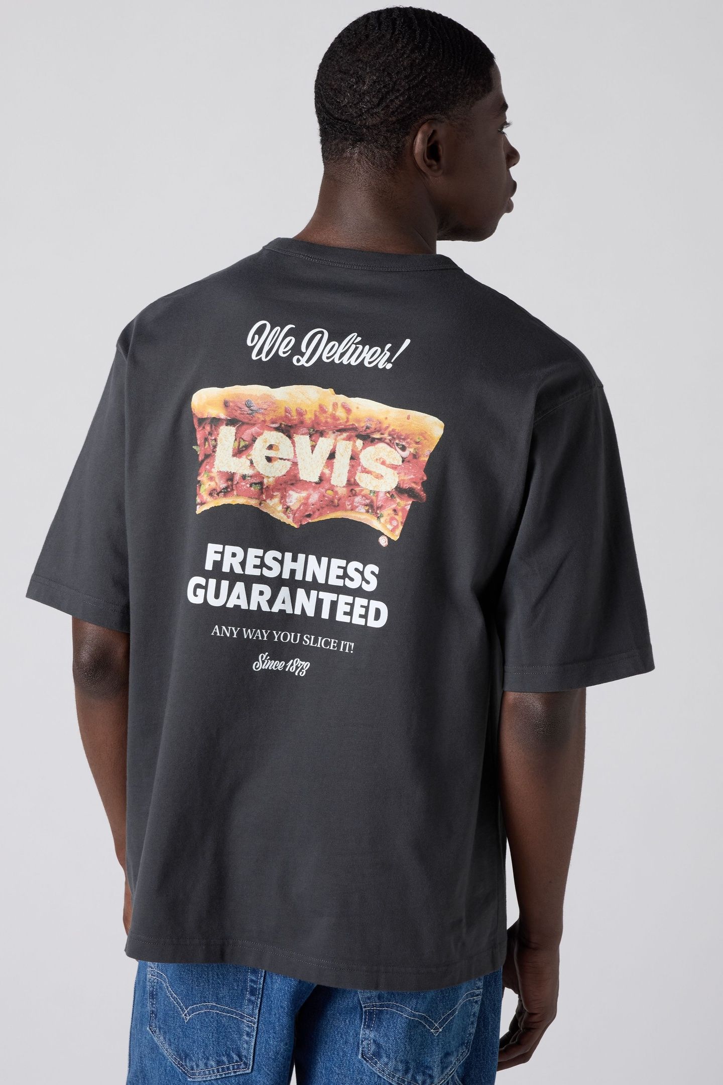LSE LOOSE TEE LEVIS PIZZA 1 DARK PHANTOM 3