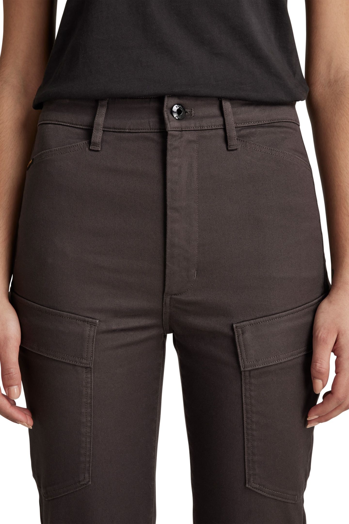 KAFEY CARGO ULTRA HIGH SKINNY NETT BROWN 4